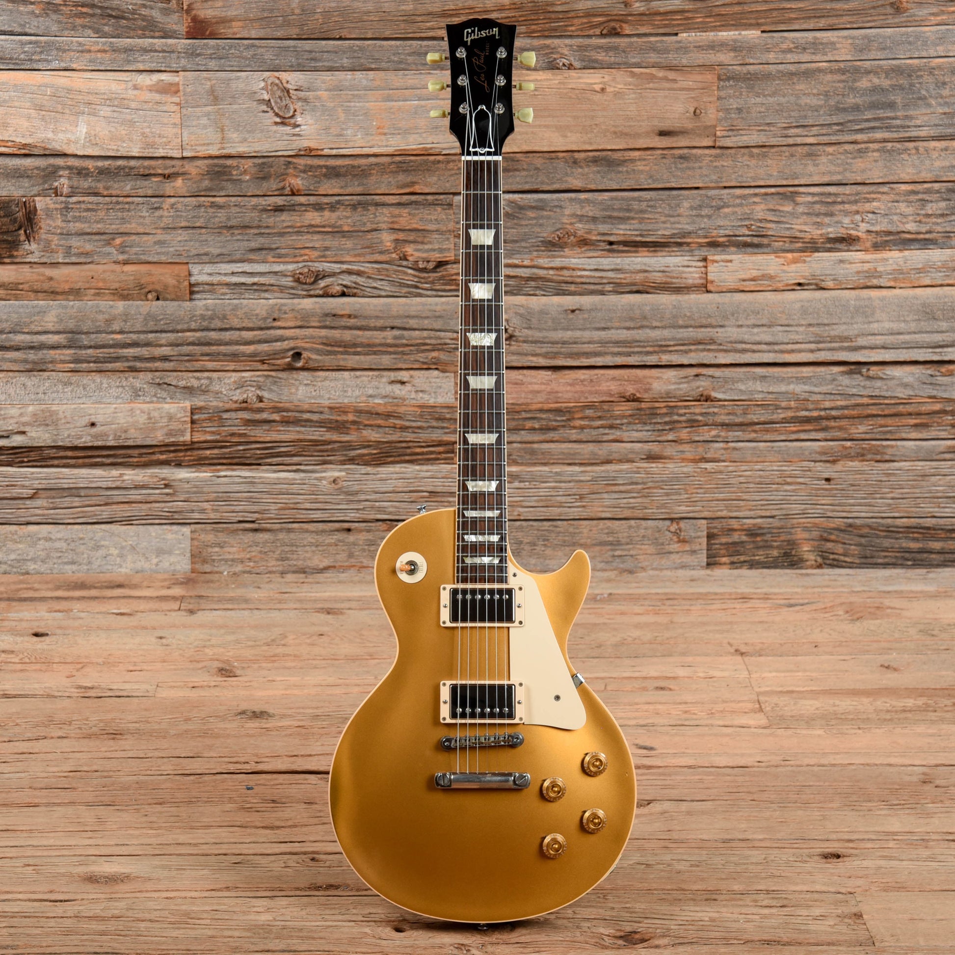 Gibson Custom 1958 Les Paul Reissue Goldtop Electric Guitars / Solid Body