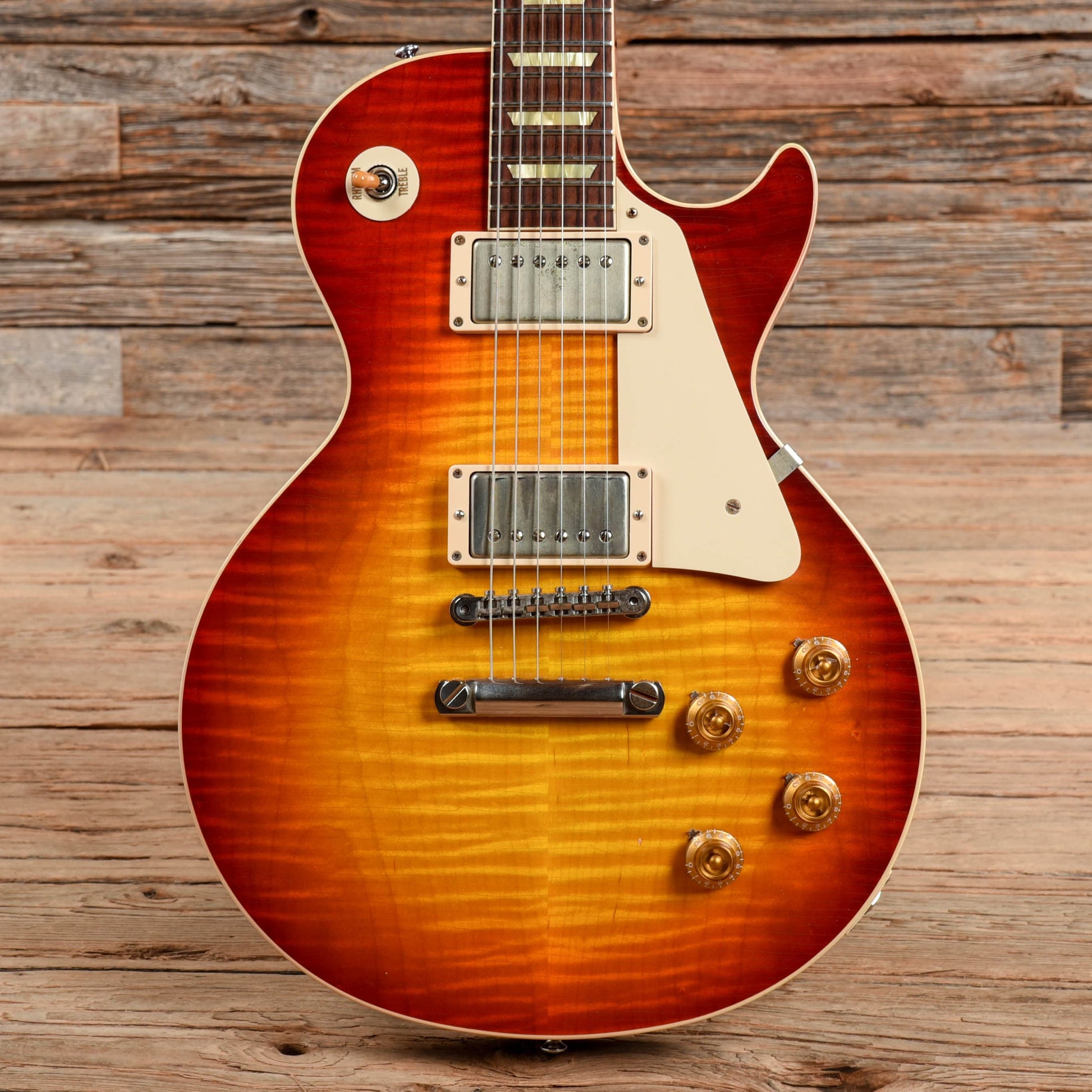 Gibson Custom 1958 Les Paul Standard Aged Cherry Sunburst 2016 Electric Guitars / Solid Body