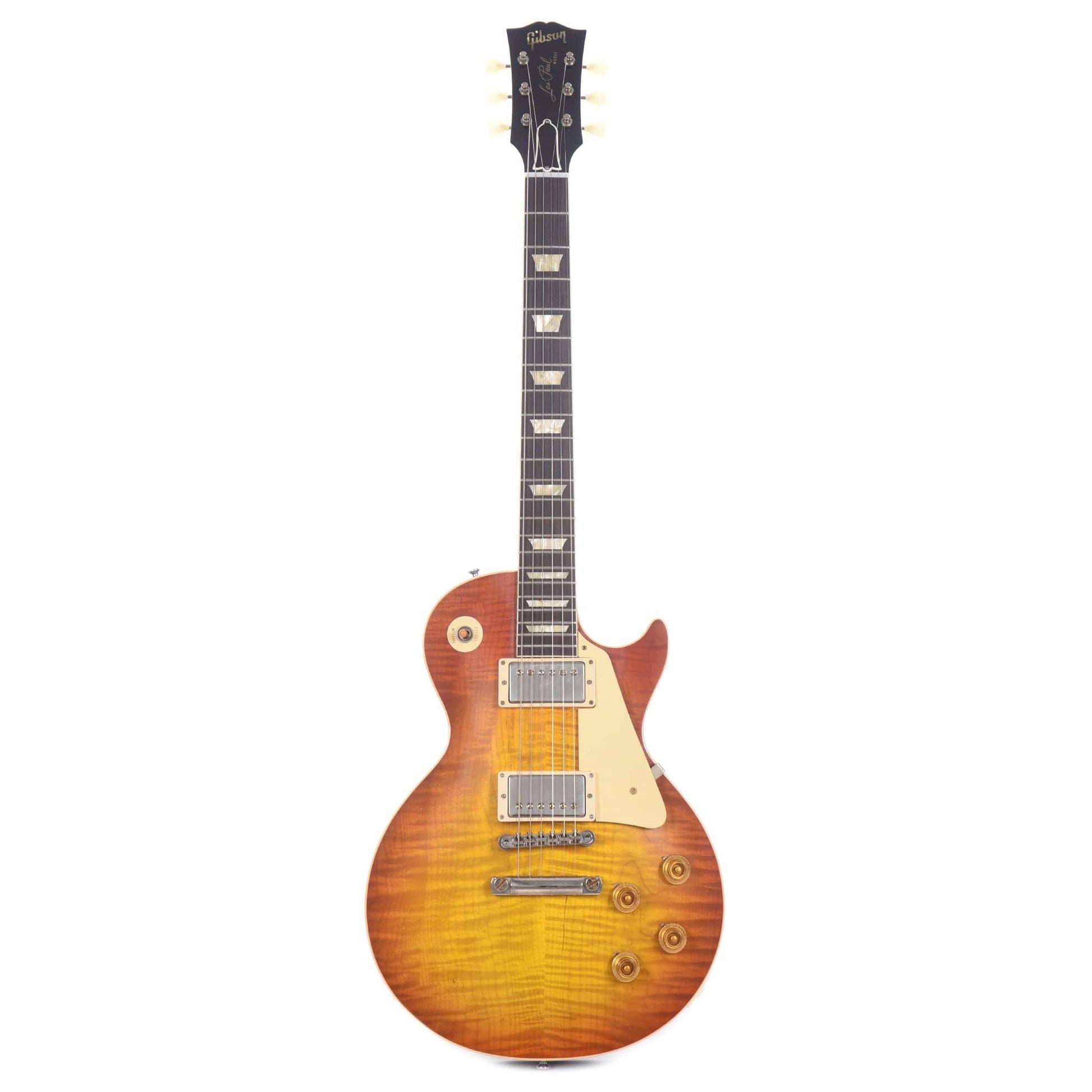 Gibson Custom 1958 Les Paul Standard "CME Spec" Plain Top Cherry Tea Burst VOS w/59 Carmelita Neck Electric Guitars / Solid Body