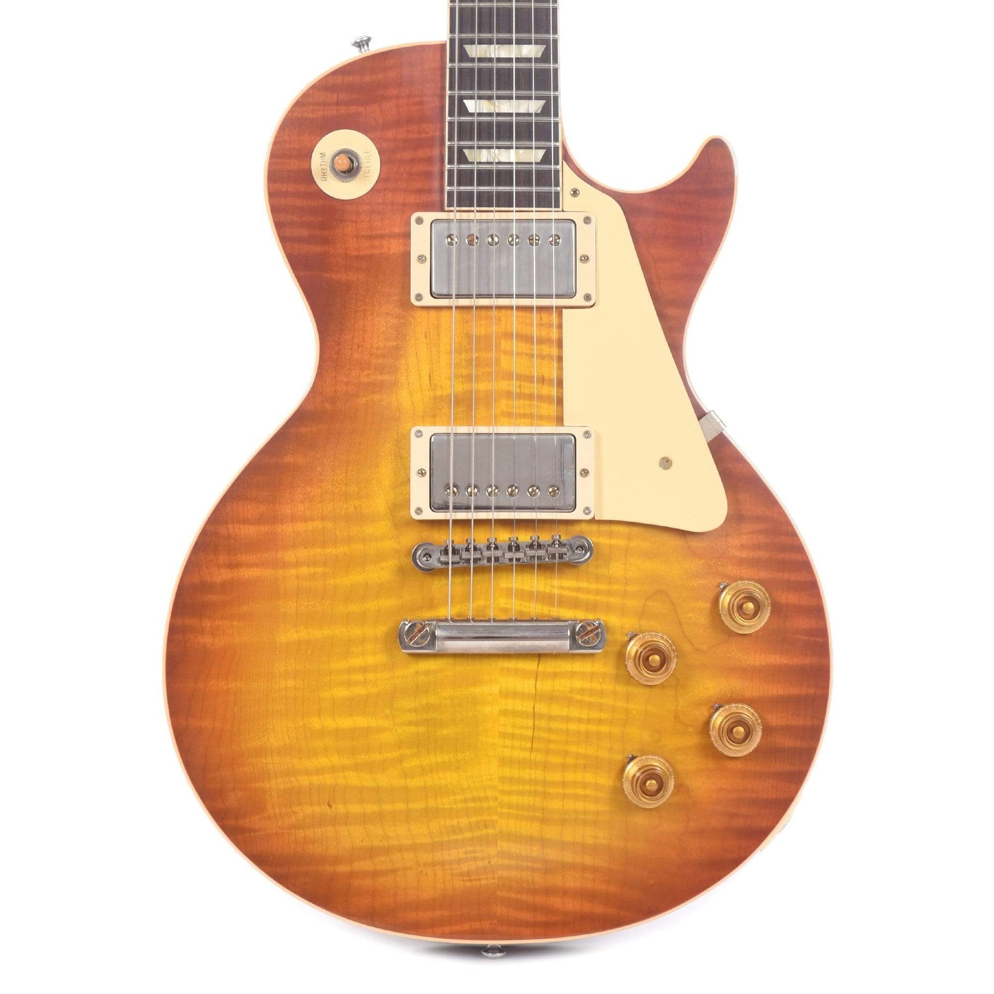 Gibson Custom 1958 Les Paul Standard "CME Spec" Plain Top Cherry Tea Burst VOS w/59 Carmelita Neck Electric Guitars / Solid Body