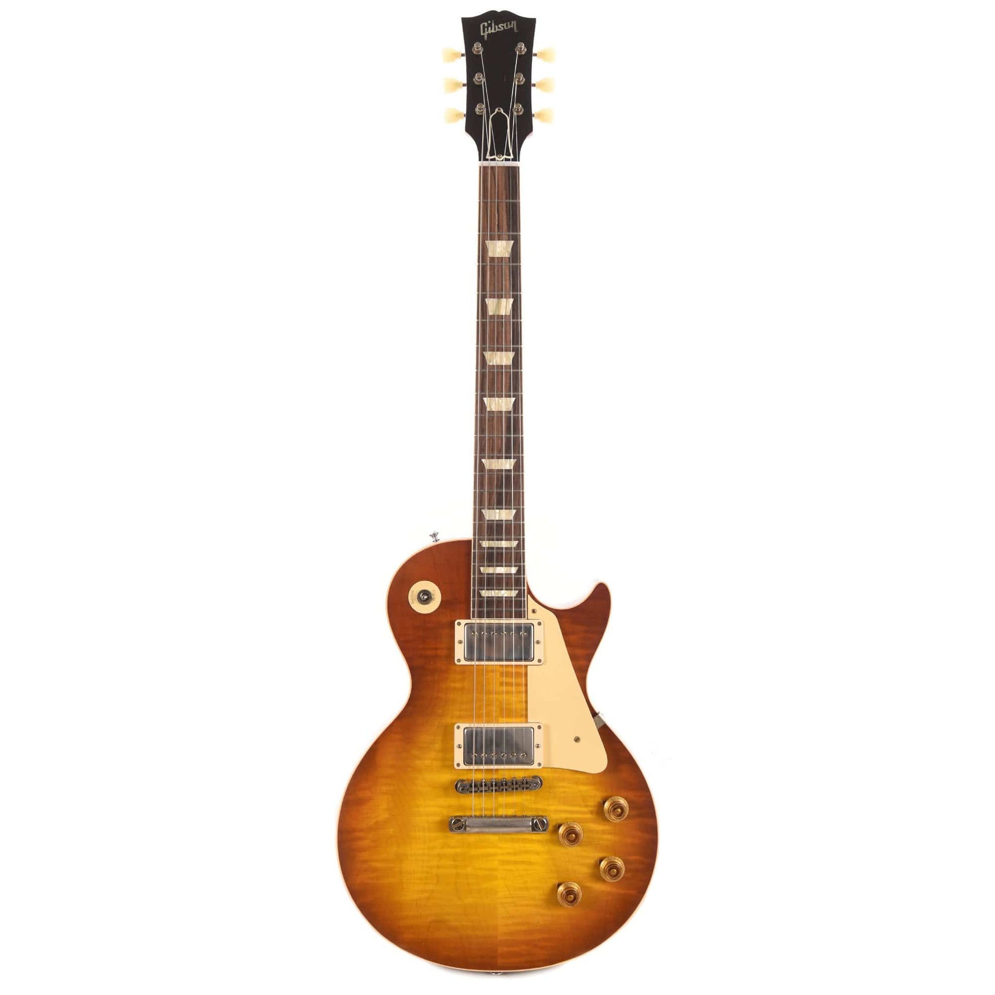 Gibson Custom 1958 Les Paul Standard Reissue Iced Tea Burst Heavy Aged Electric Guitars / Solid Body