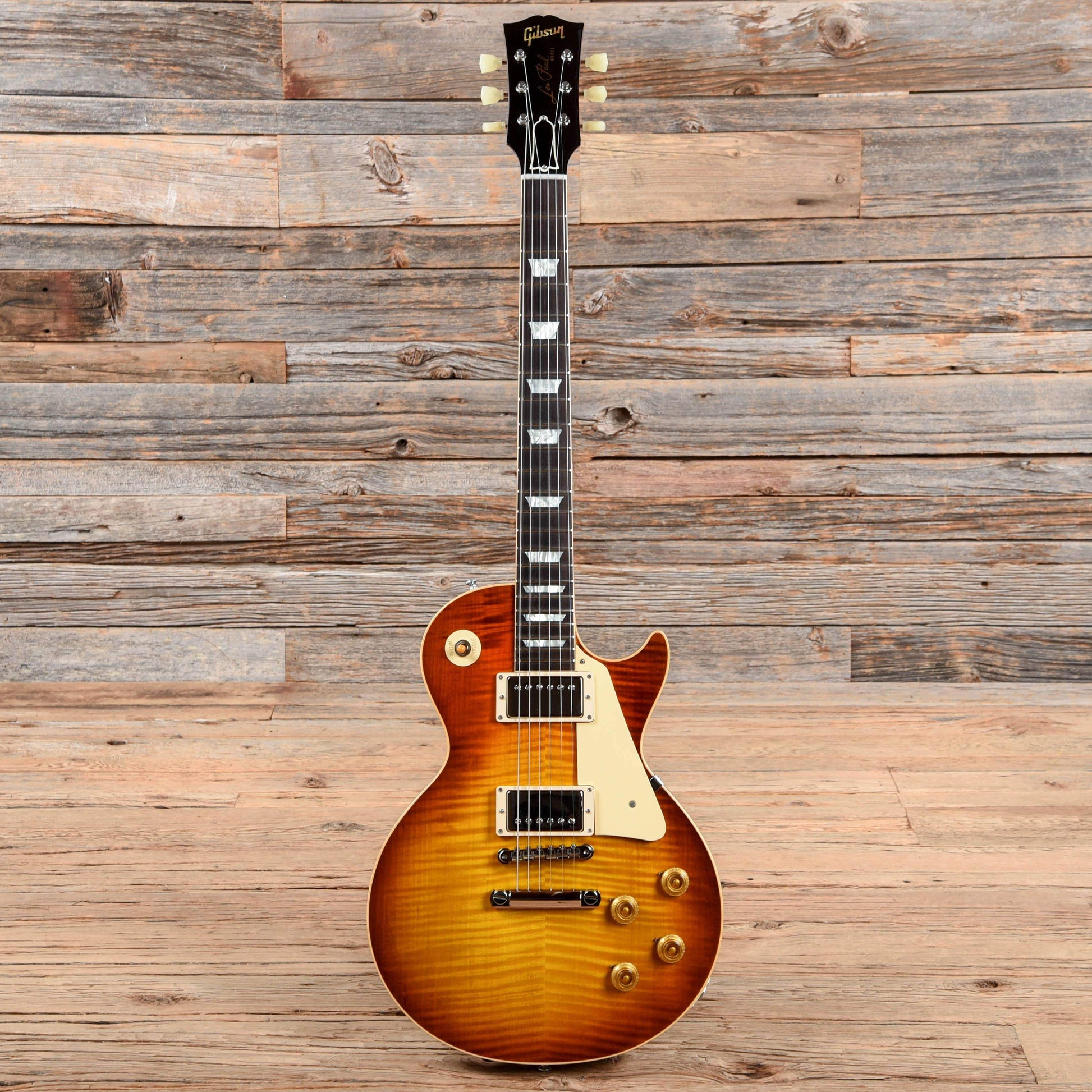 Gibson Custom 1958 Les Paul Standard Reissue Murphy Painted (Wildwood Spec) Sunburst 2018 Electric Guitars / Solid Body