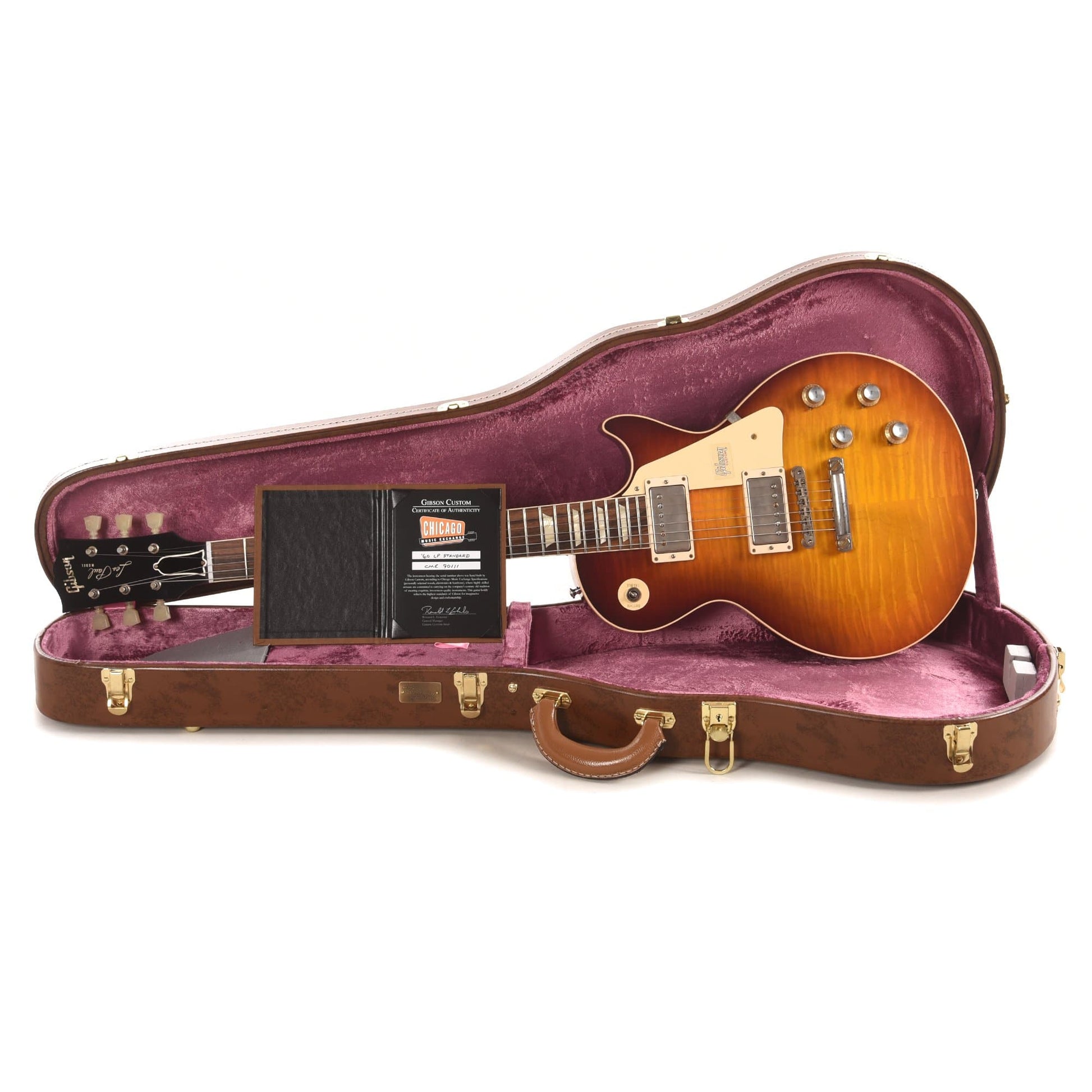 Gibson Custom 1960 Les Paul Standard "CME Spec" Slow Iced Tea Fade VOS Electric Guitars / Solid Body