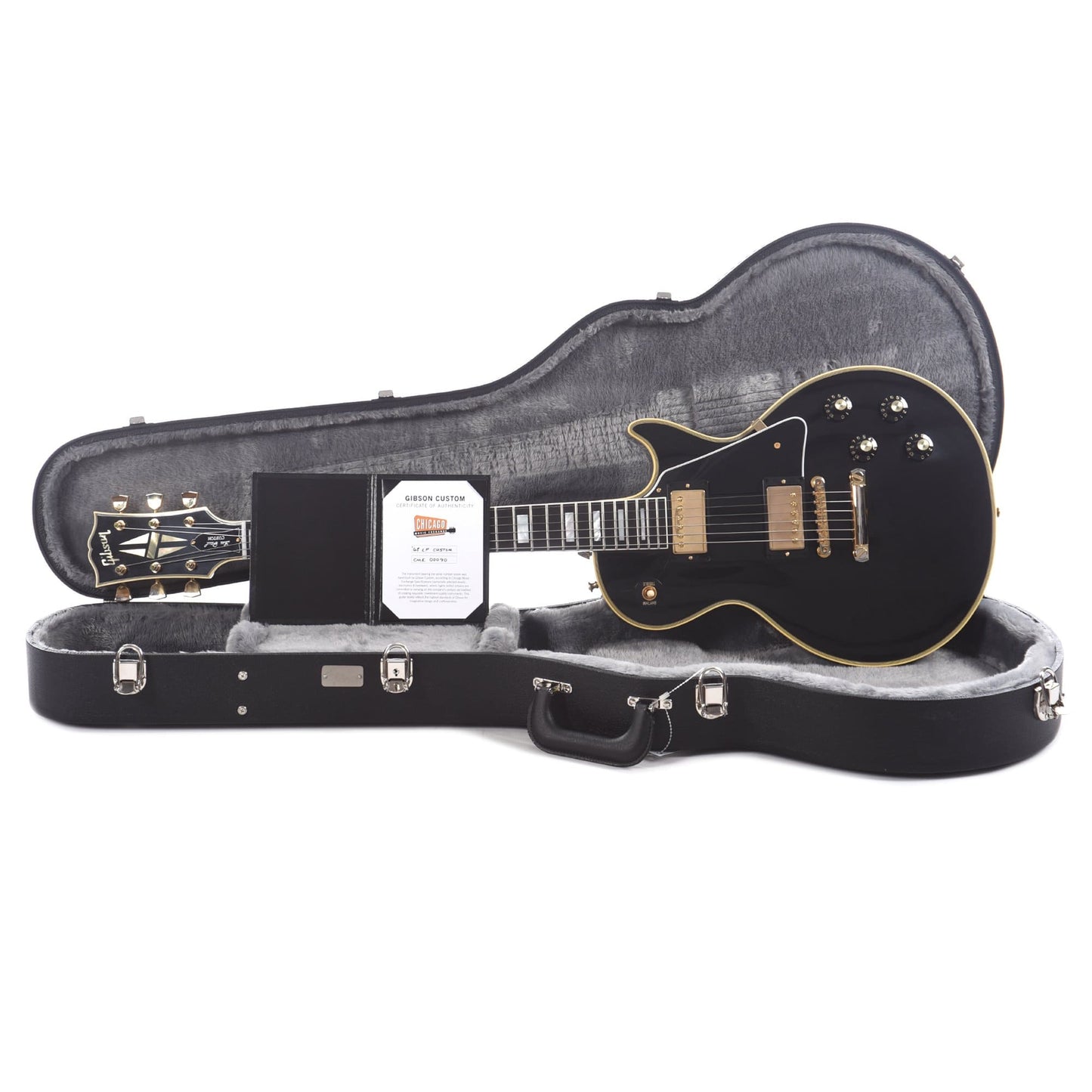 Gibson Custom 1968 Les Paul Custom Ebony "CME Spec" VOS Electric Guitars / Solid Body