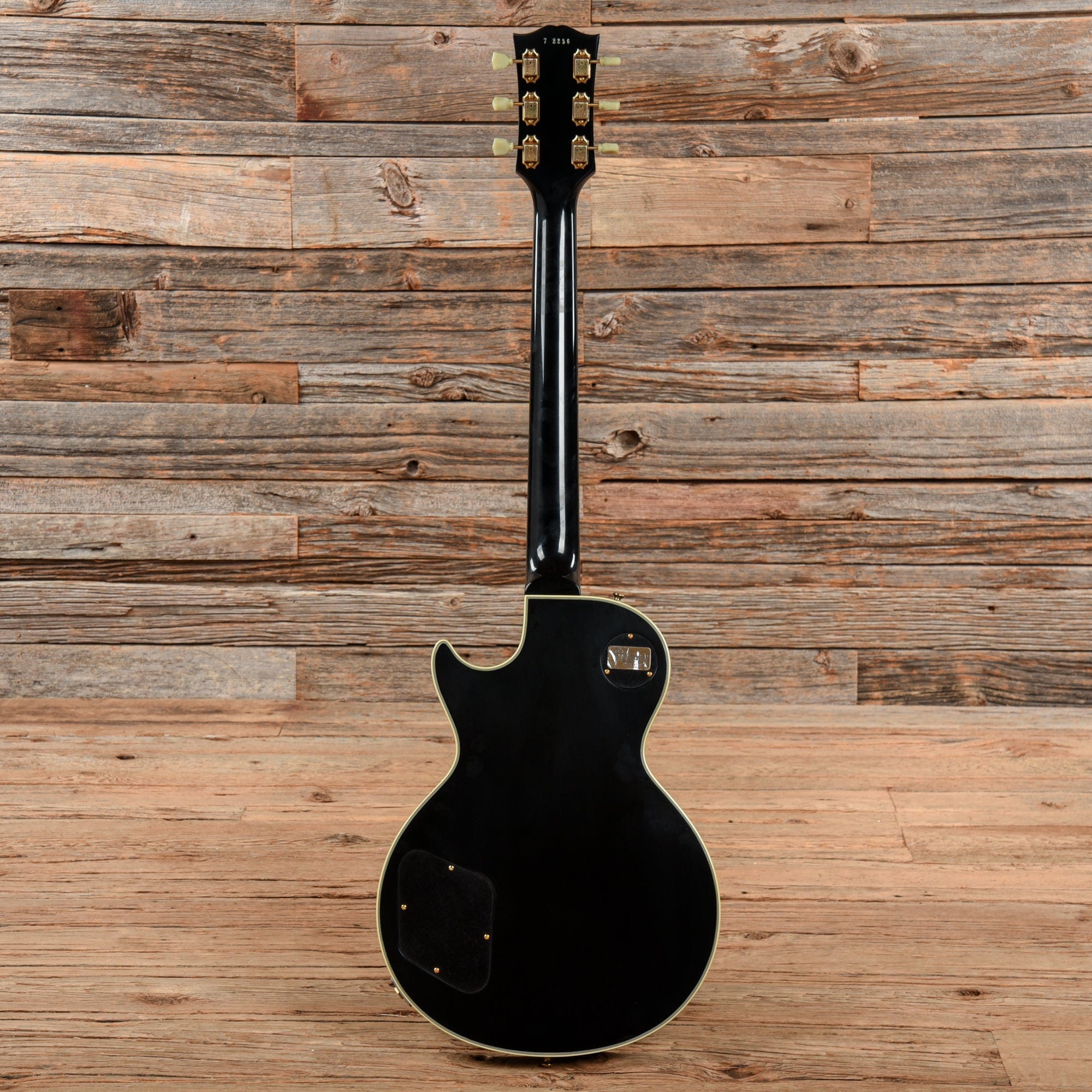 Gibson Custom '57 Les Paul Custom LPB7 Black Electric Guitars / Solid Body