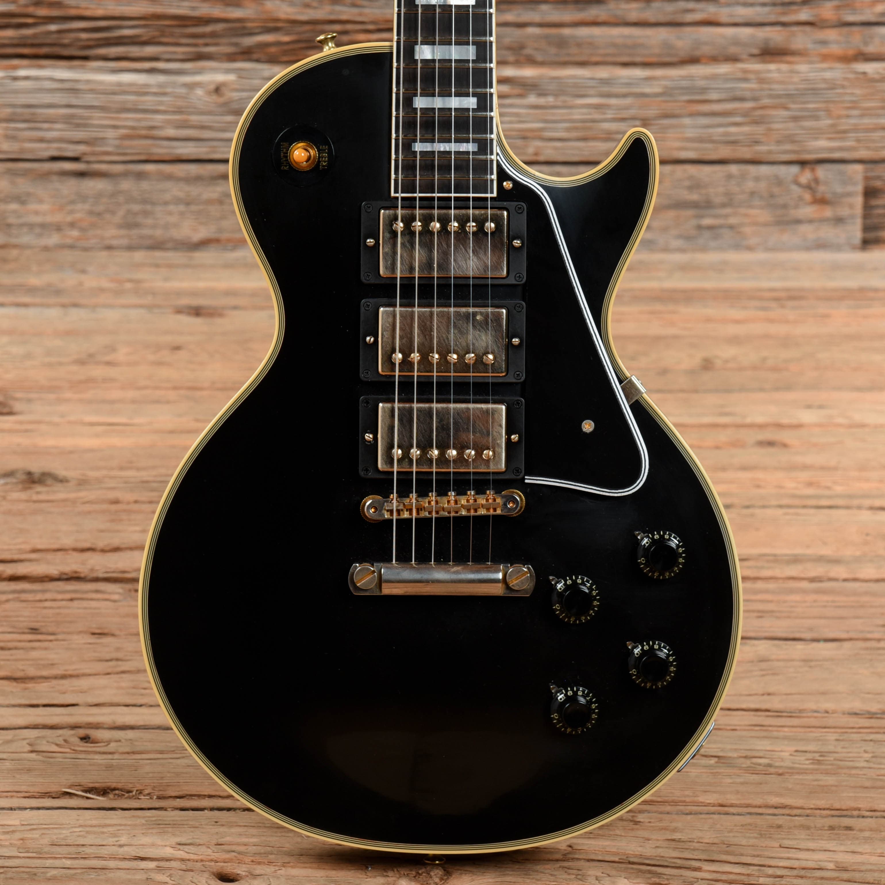 Gibson Custom '57 Les Paul Custom Reissue Black 2017 Electric Guitars / Solid Body