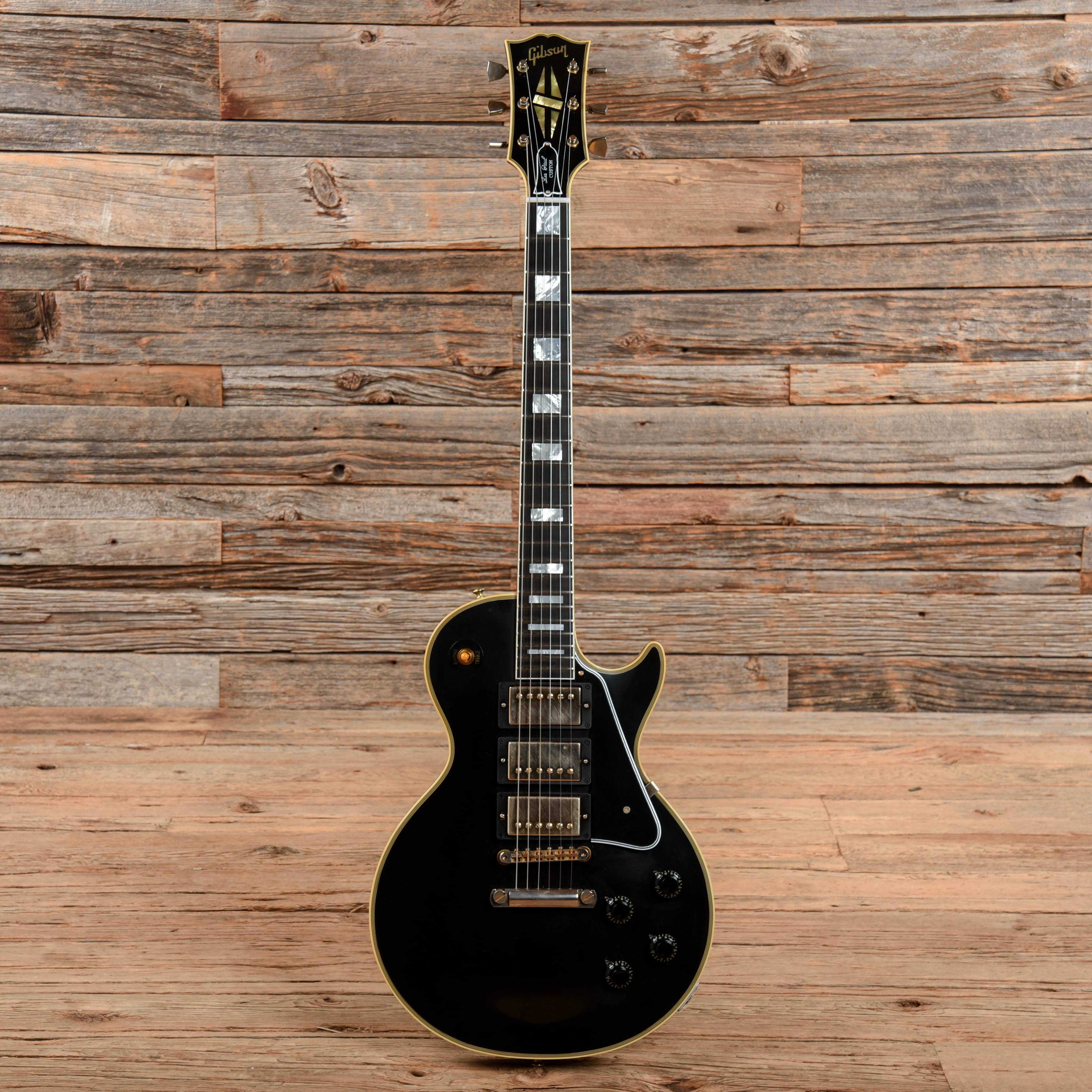 Gibson Custom '57 Les Paul Custom Reissue Black 2017 Electric Guitars / Solid Body