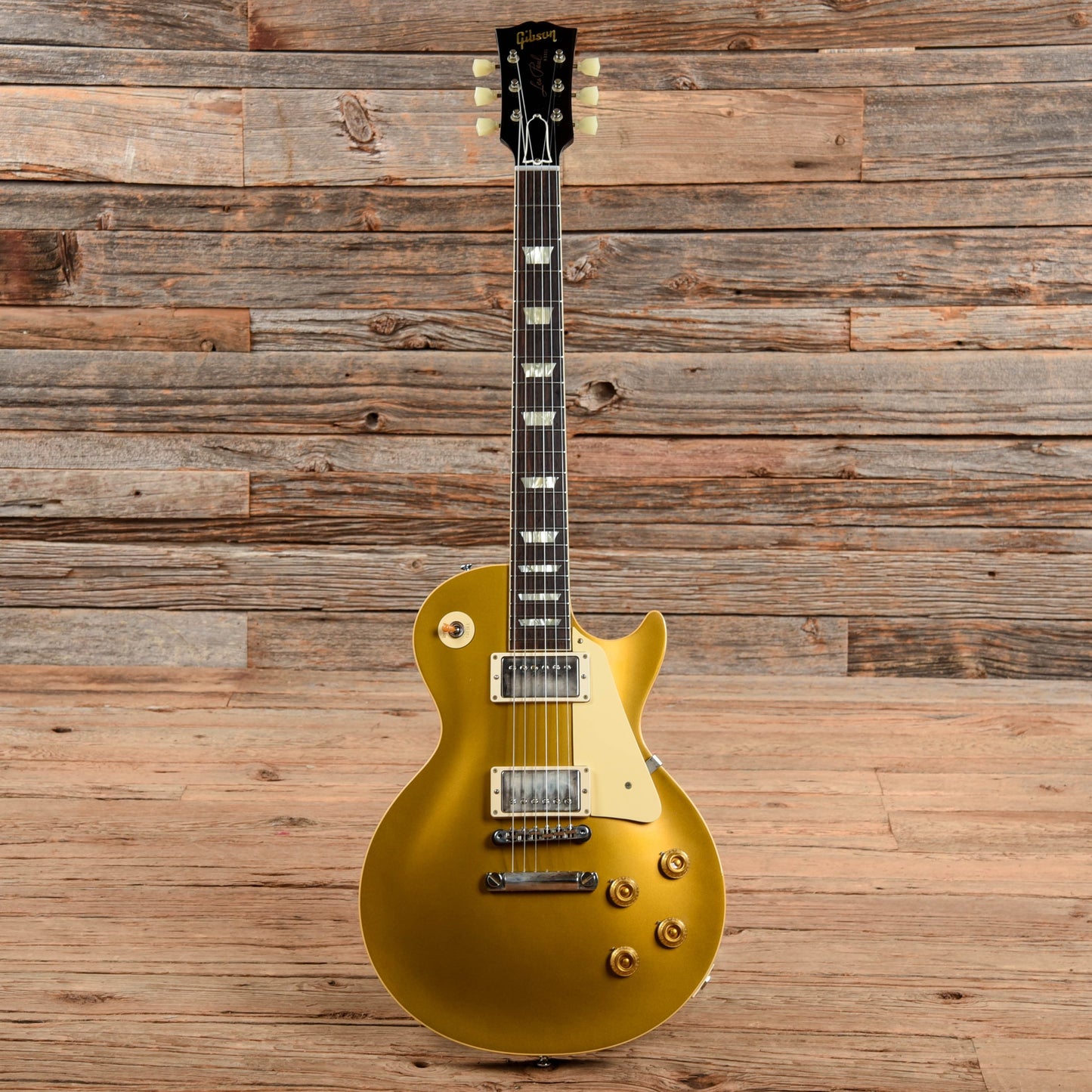 Gibson Custom '57 Les Paul Standard Reissue Goldtop Electric Guitars / Solid Body