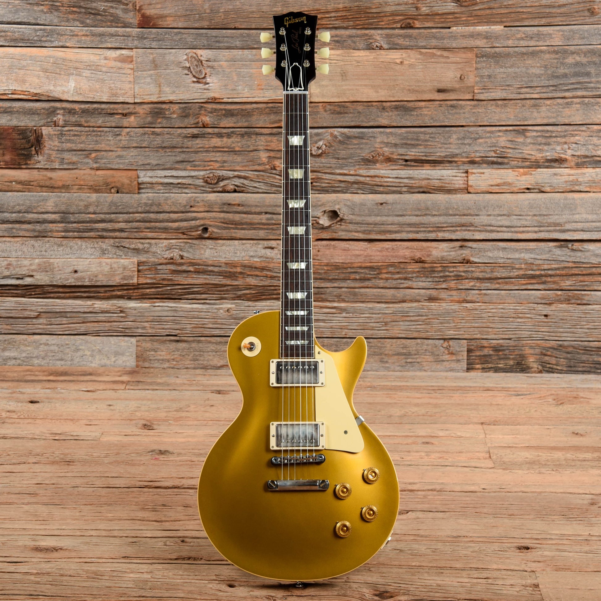 Gibson Custom '57 Les Paul Standard Reissue Goldtop Electric Guitars / Solid Body