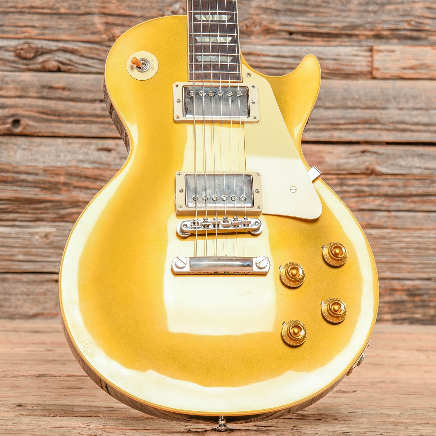 Gibson Custom '57 Les Paul Standard Reissue Goldtop Electric Guitars / Solid Body