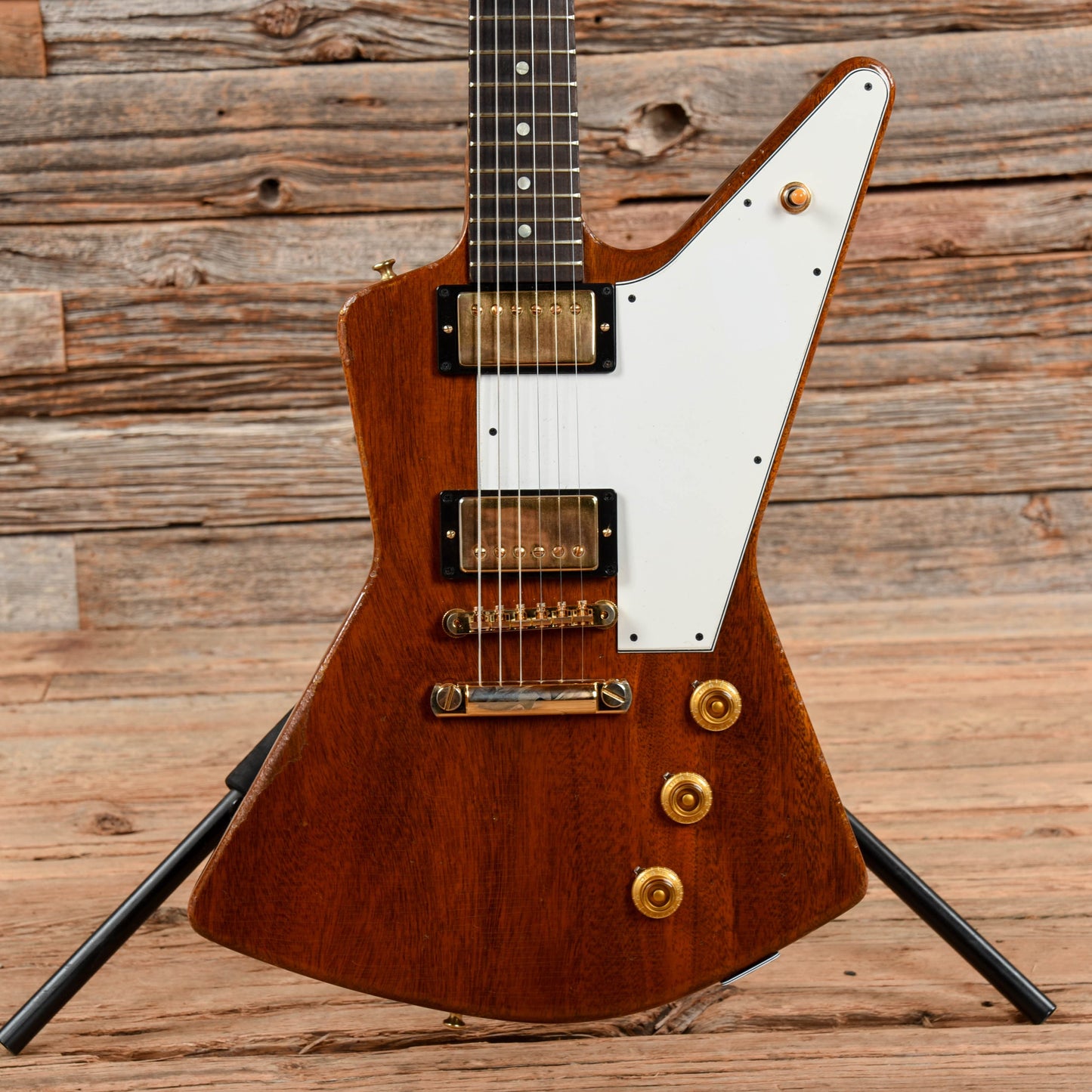 Gibson Custom '58 Explorer Reissue Natural 2018 Electric Guitars / Solid Body