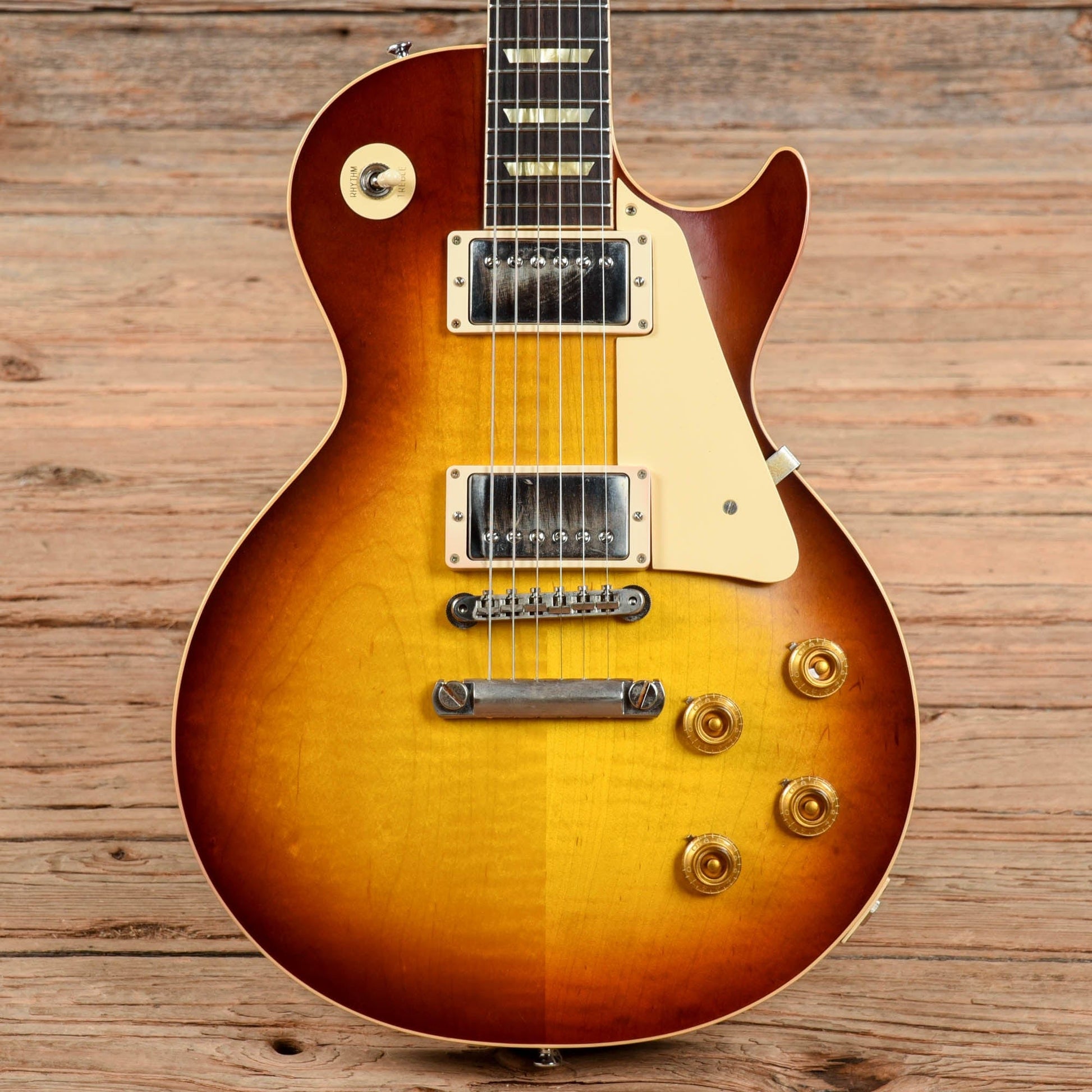 Gibson Custom '58 Les Paul Standard Reissue Royal Tea Burst 2021 Electric Guitars / Solid Body