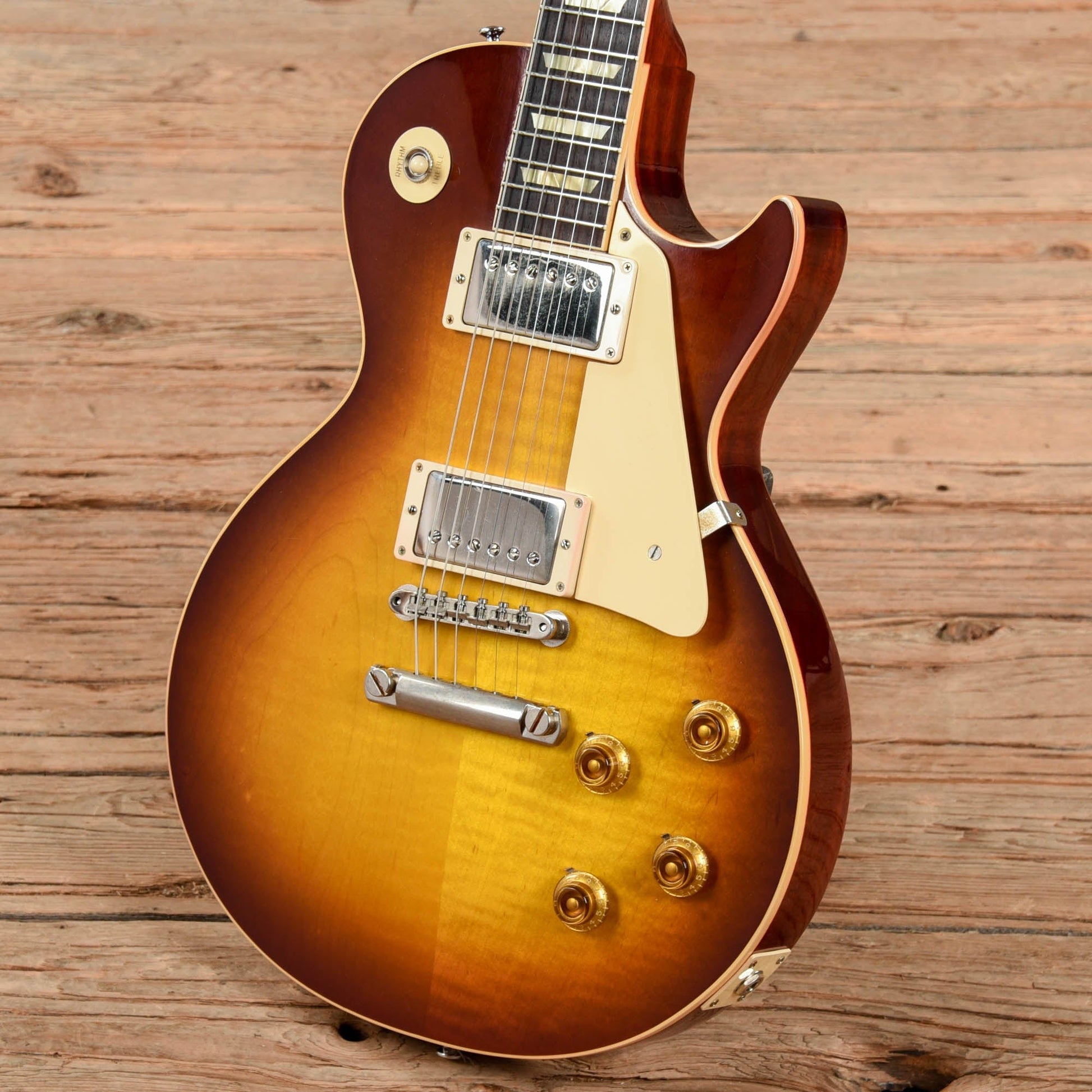 Gibson Custom '58 Les Paul Standard Reissue Royal Tea Burst 2021 Electric Guitars / Solid Body