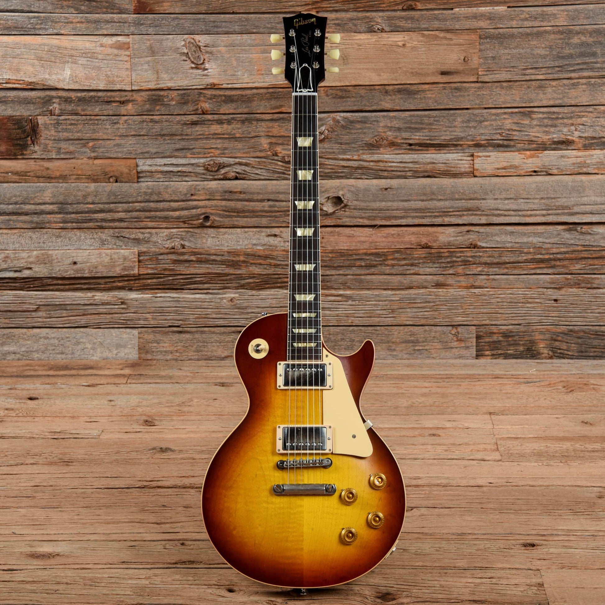 Gibson Custom '58 Les Paul Standard Reissue Royal Tea Burst 2021 Electric Guitars / Solid Body