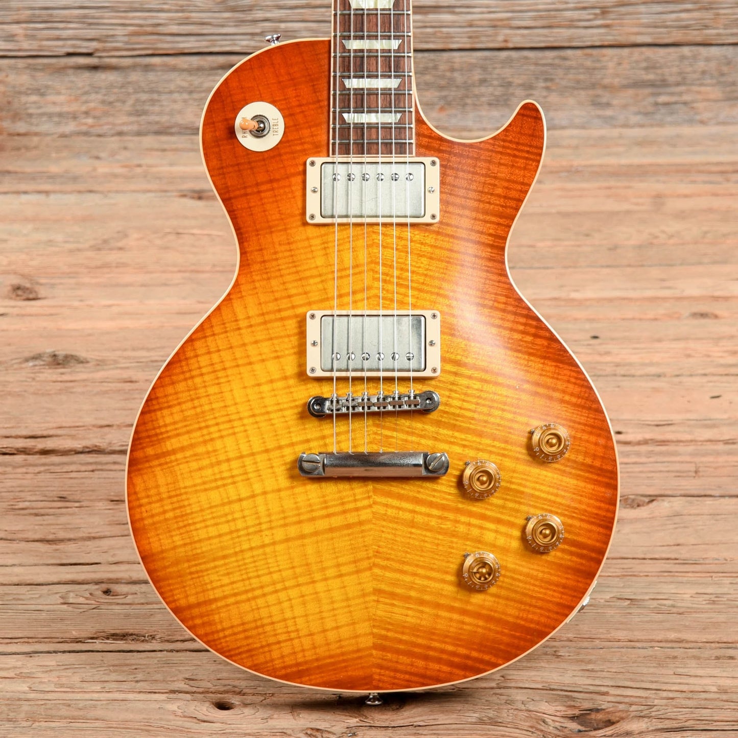 Gibson Custom '58 Les Paul Standard Reissue Sunburst 2012 Electric Guitars / Solid Body