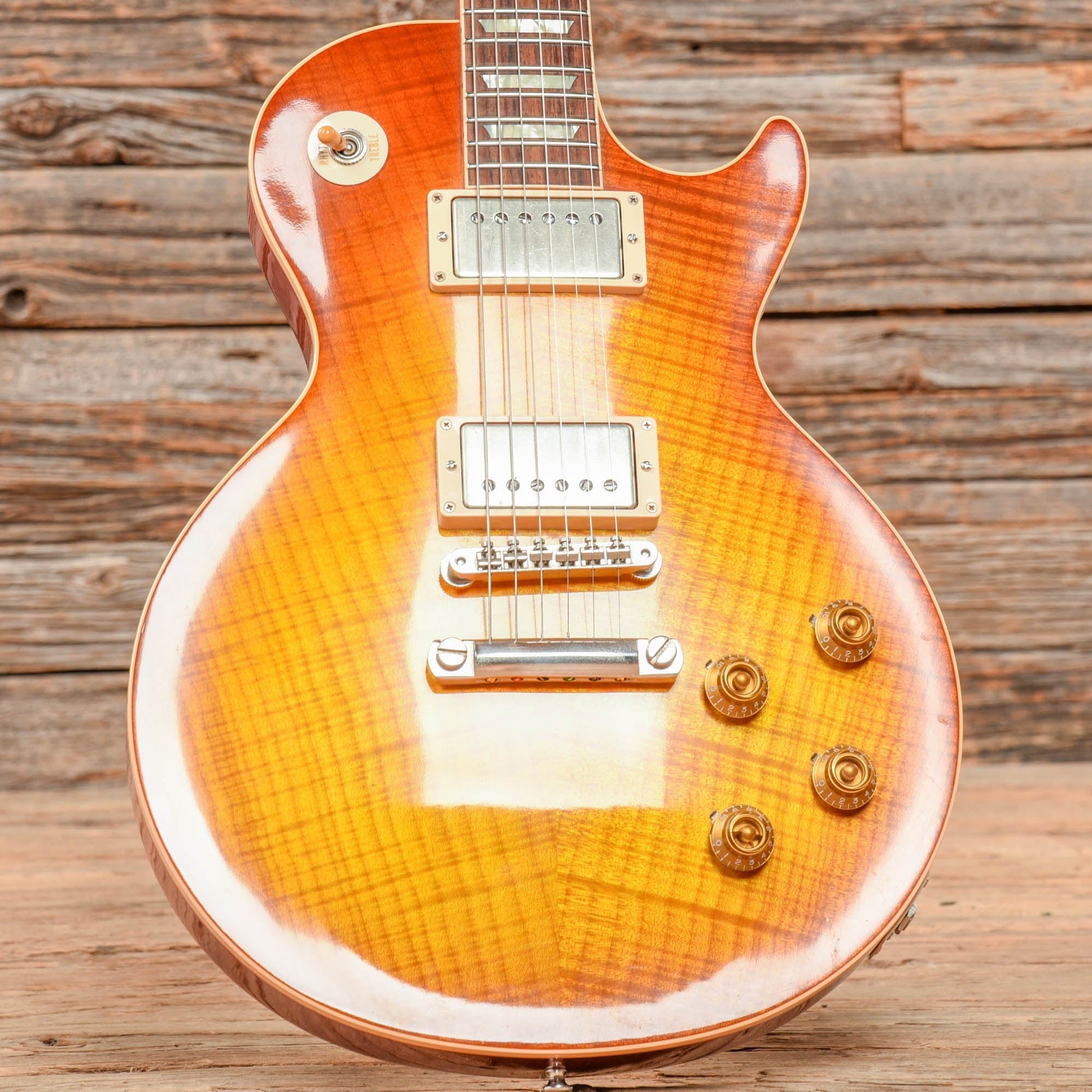 Gibson Custom '58 Les Paul Standard Reissue Sunburst 2012 Electric Guitars / Solid Body