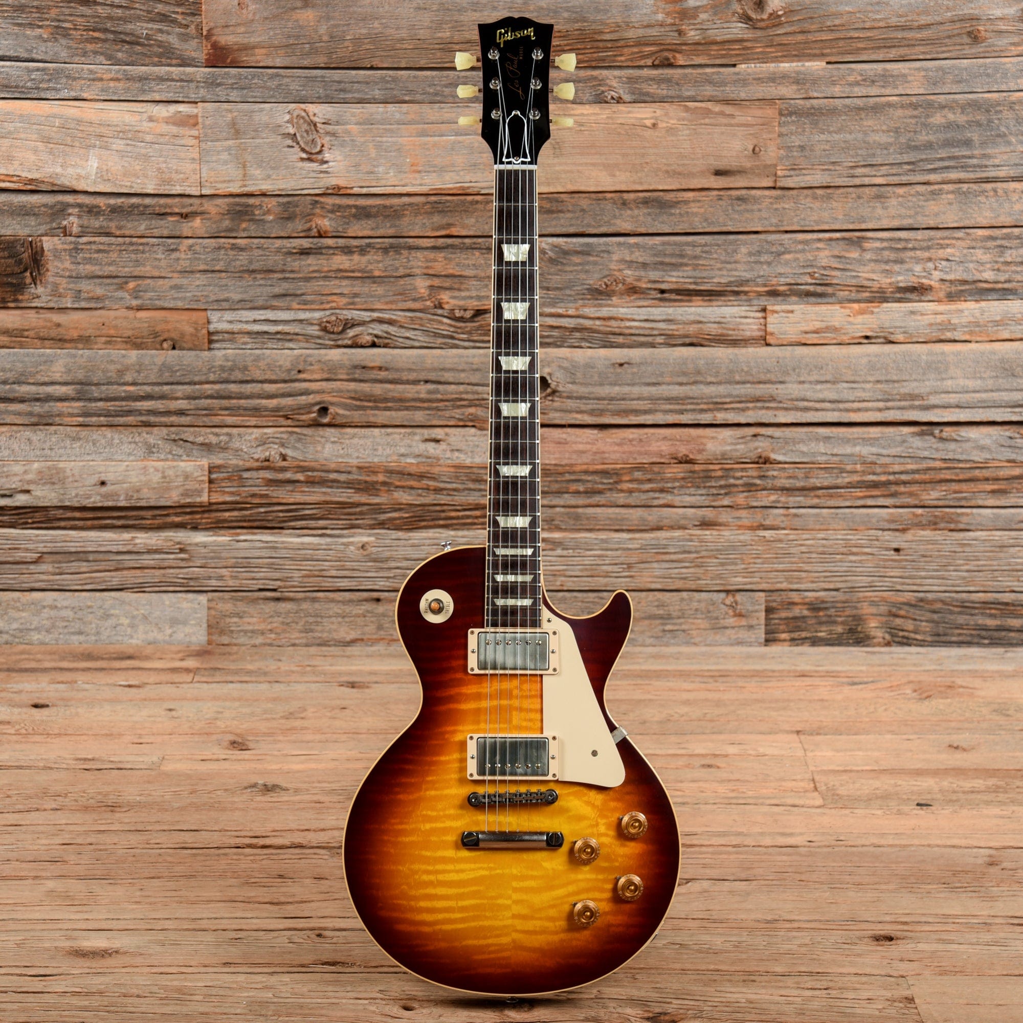 Gibson Custom '58 Les Paul Standard Reissue Sunburst 2013 Electric Guitars / Solid Body