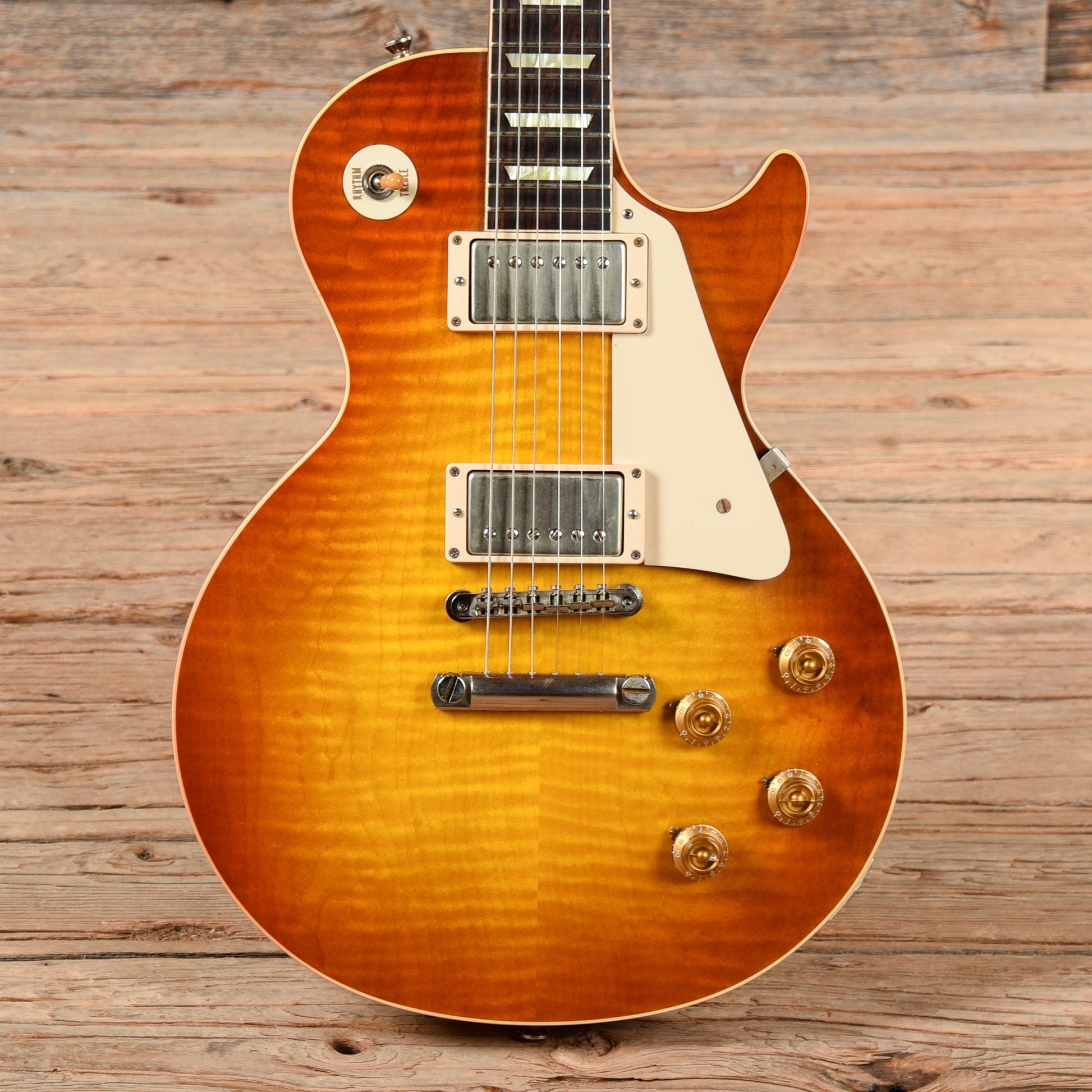 Gibson Custom '58 Les Paul Standard Reissue Sunburst 2014 Electric Guitars / Solid Body