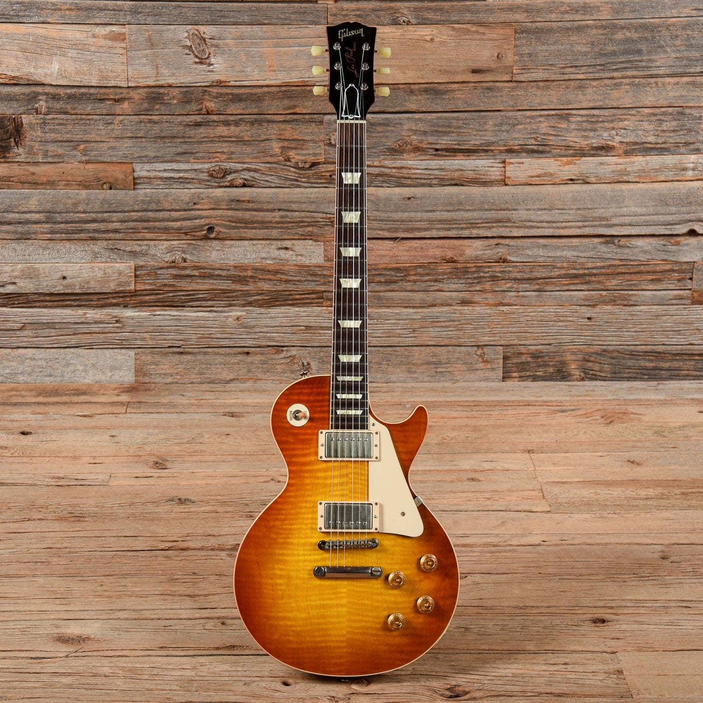 Gibson Custom '58 Les Paul Standard Reissue Sunburst 2014 Electric Guitars / Solid Body