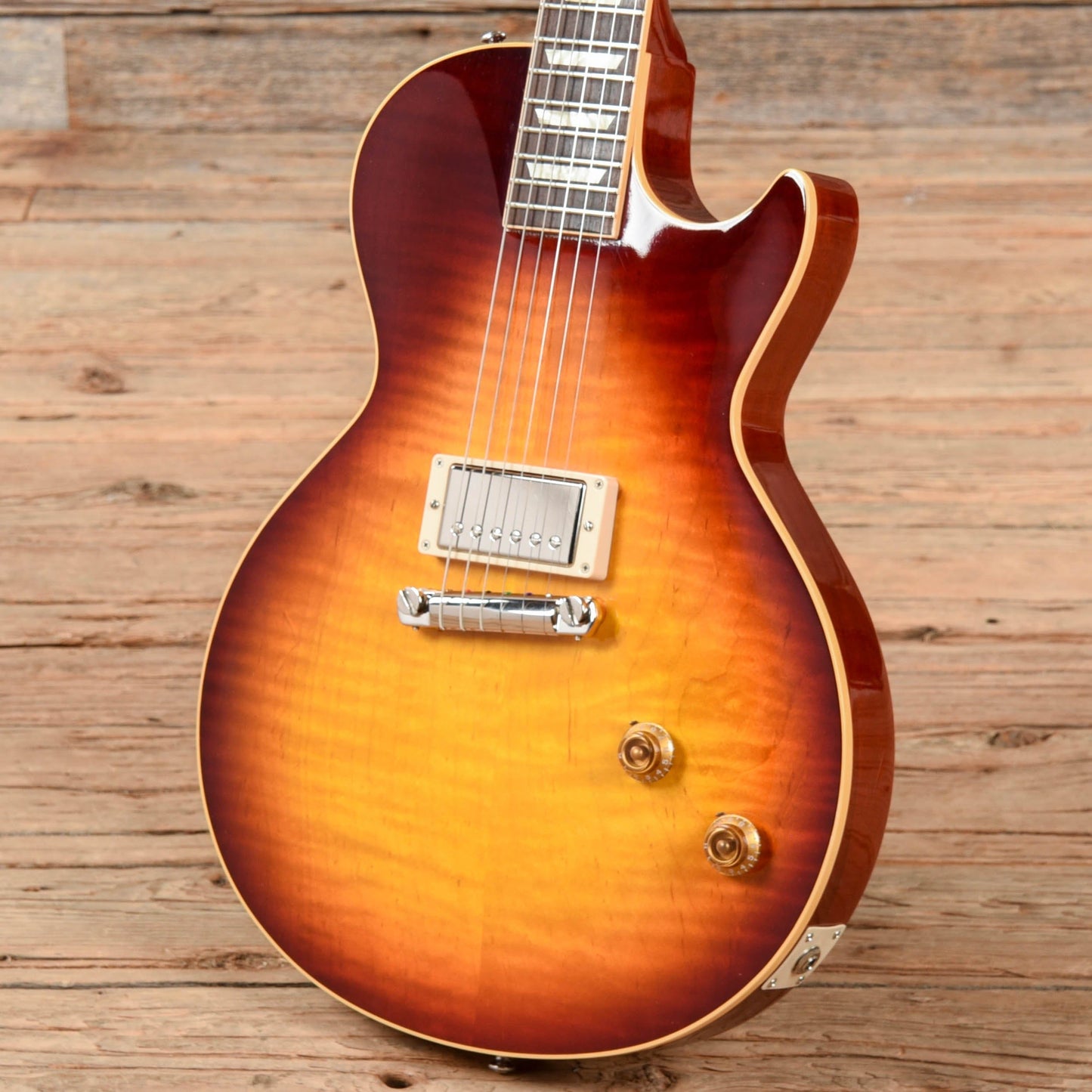 Gibson Custom '58 Les Paul Standard Single Pickup Cherry Sunburst 2010 Electric Guitars / Solid Body