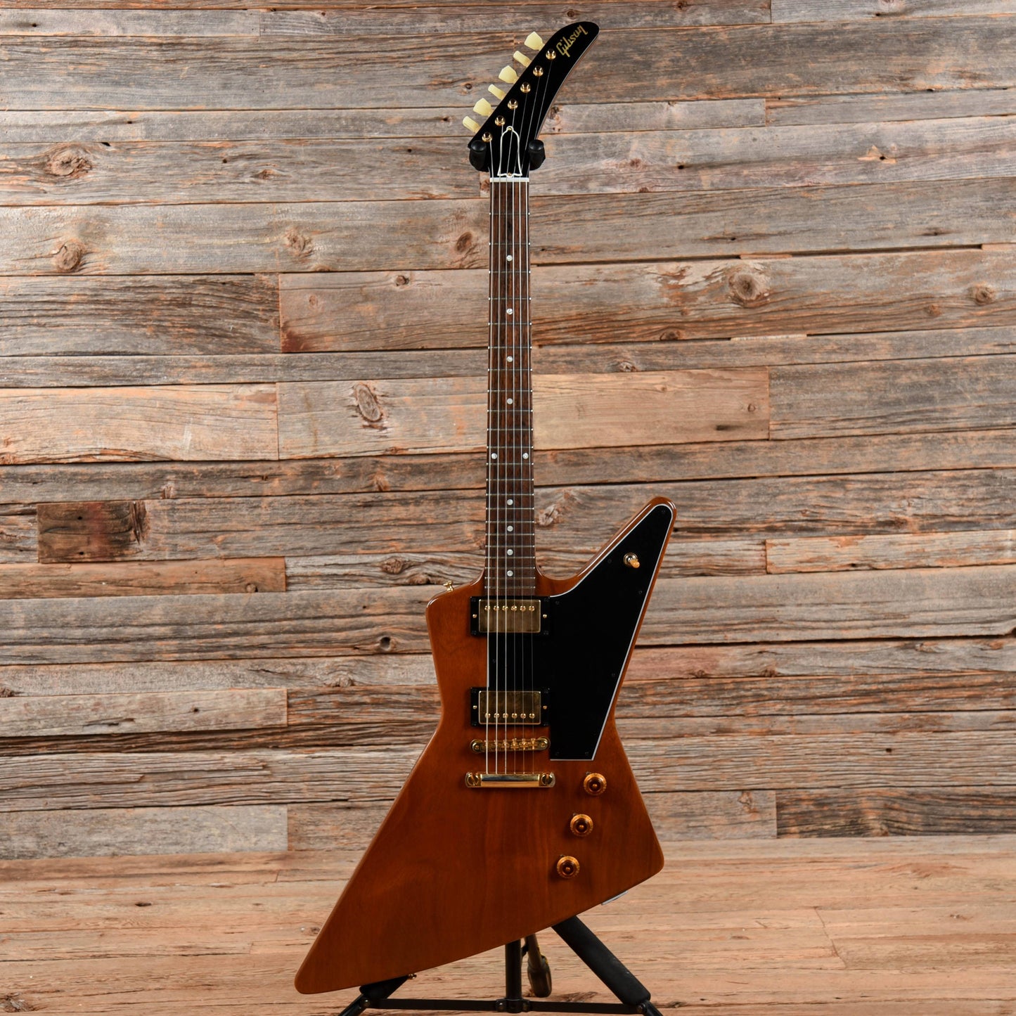 Gibson Custom '58 Mahogany Explorer Reissue Natural Electric Guitars / Solid Body