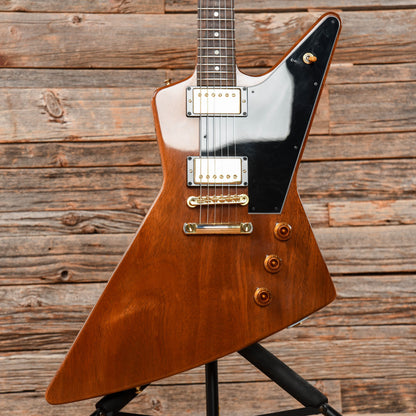 Gibson Custom '58 Mahogany Explorer Reissue Natural Electric Guitars / Solid Body