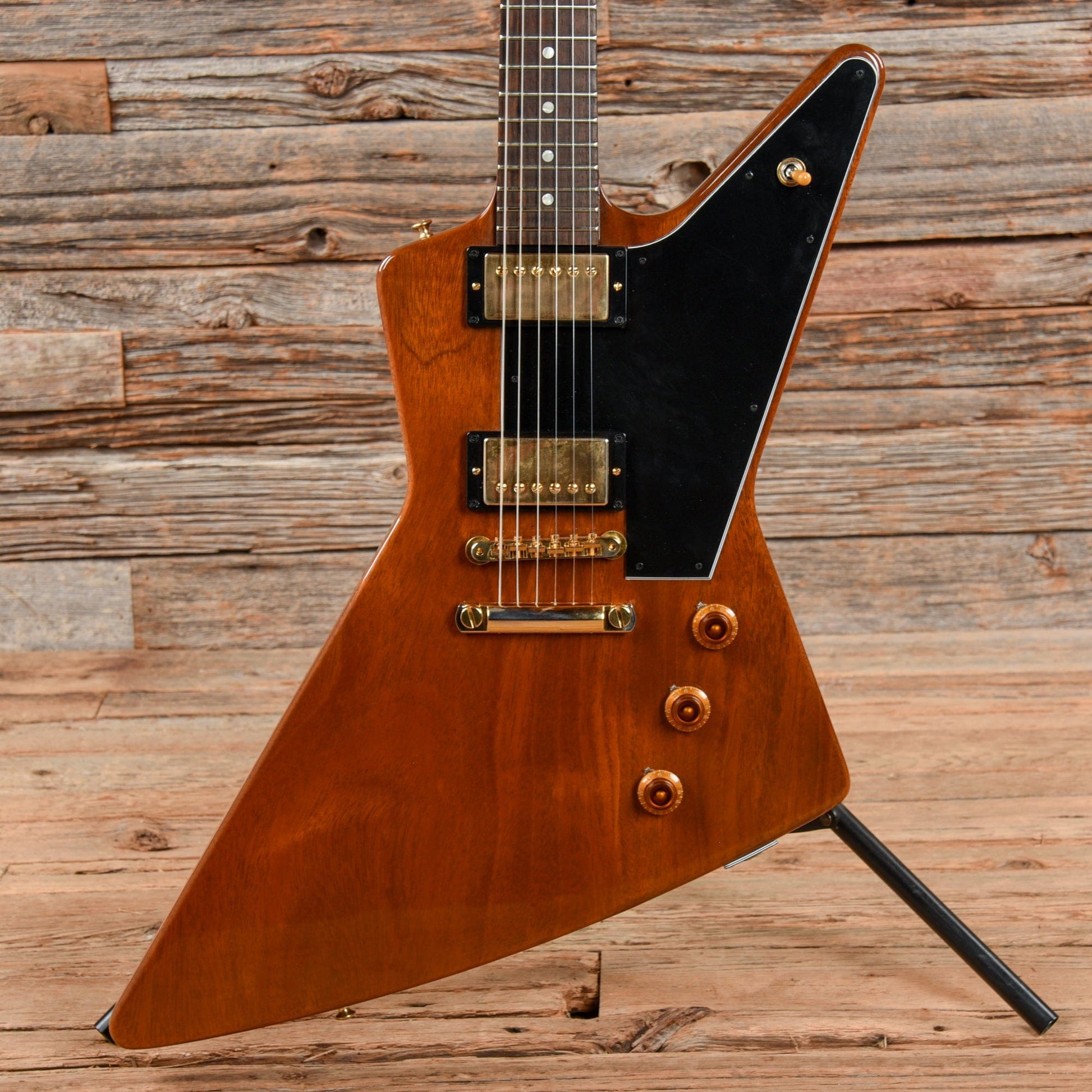 Gibson Custom '58 Mahogany Explorer Reissue Natural Electric Guitars / Solid Body