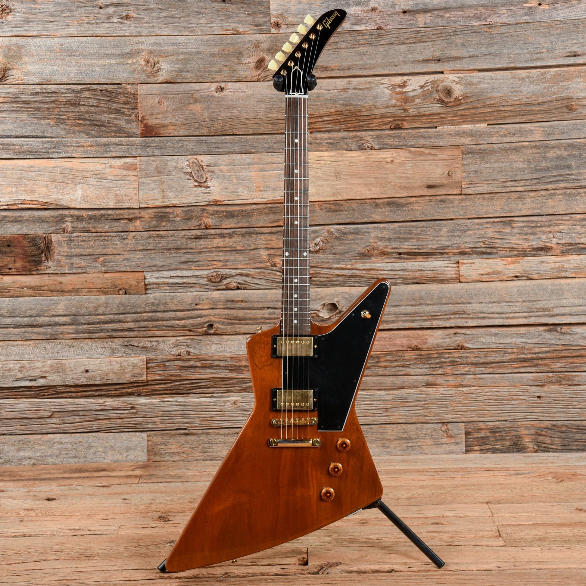 Gibson Custom '58 Mahogany Explorer Reissue Natural Electric Guitars / Solid Body