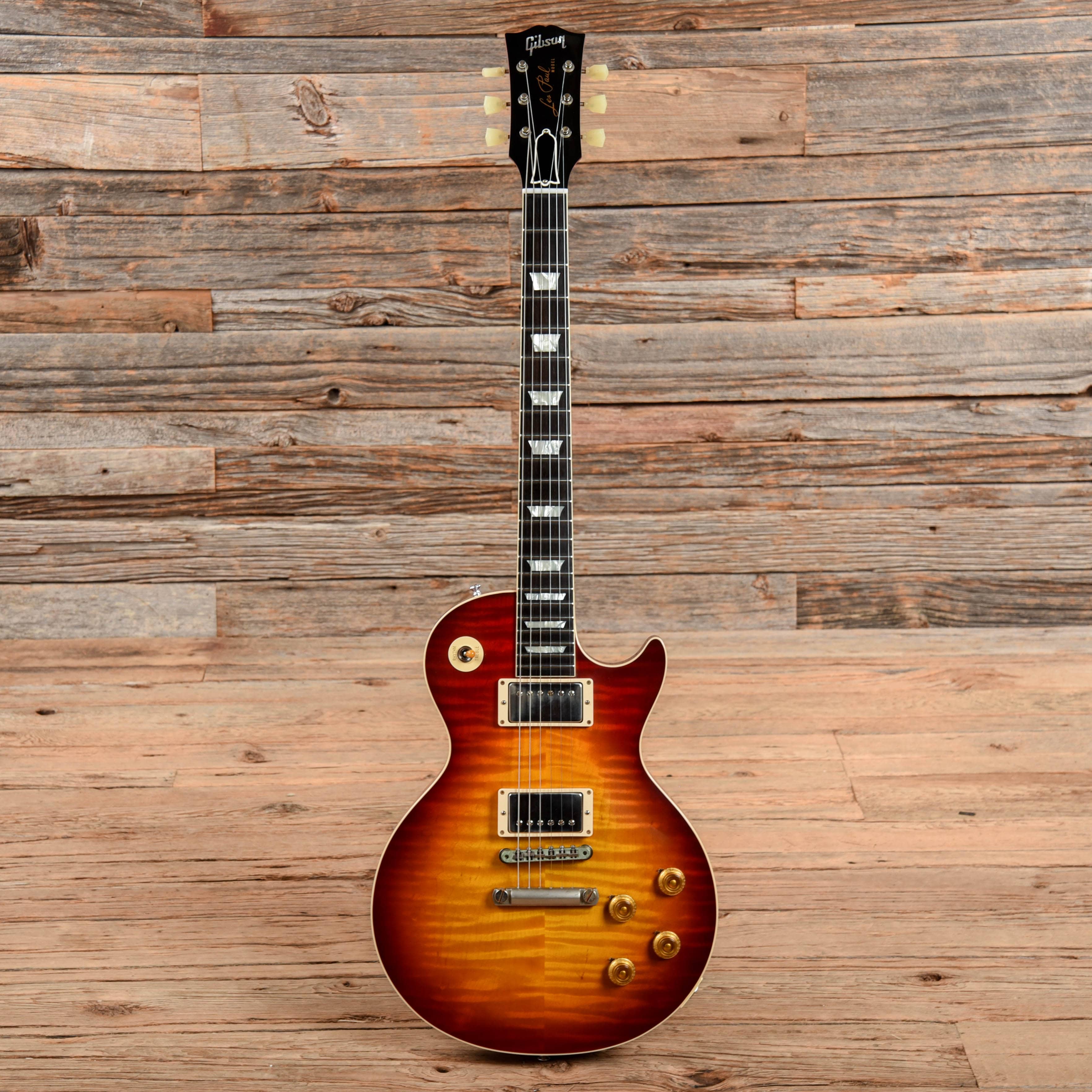 Gibson Custom '59 Les Paul Standard Brazilian Rosewood Fretboard Cherry Sunburst 2018 Electric Guitars / Solid Body