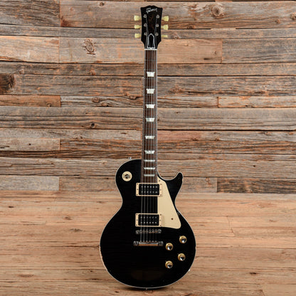 Gibson Custom '60 Les Paul Standard Reissue Aged Black w/ Gold Sparkle Binding 2015 Electric Guitars / Solid Body