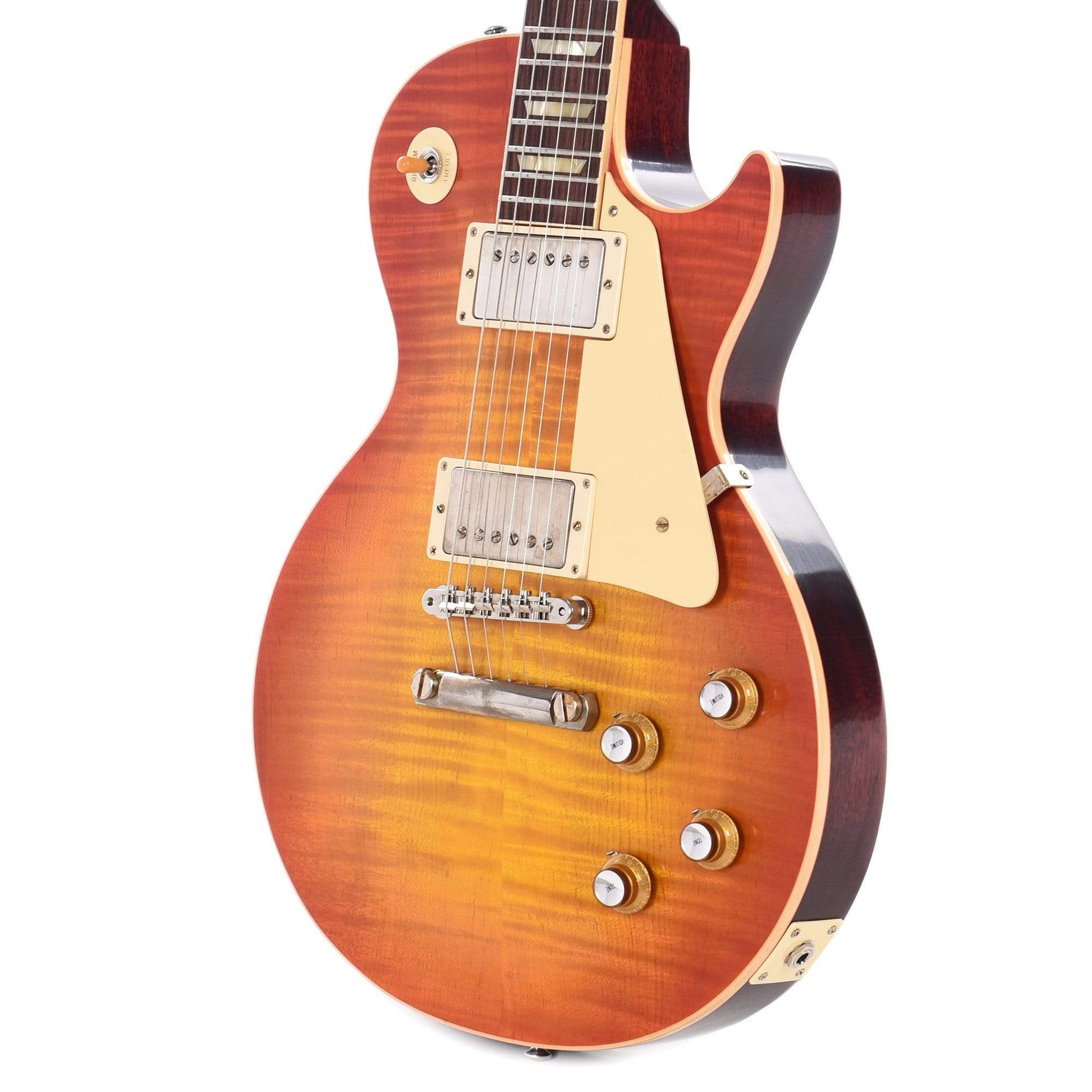 Gibson Custom 60th Anniversary 1960 Les Paul Standard V2 Orange Lemon Fade VOS 2020 Electric Guitars / Solid Body