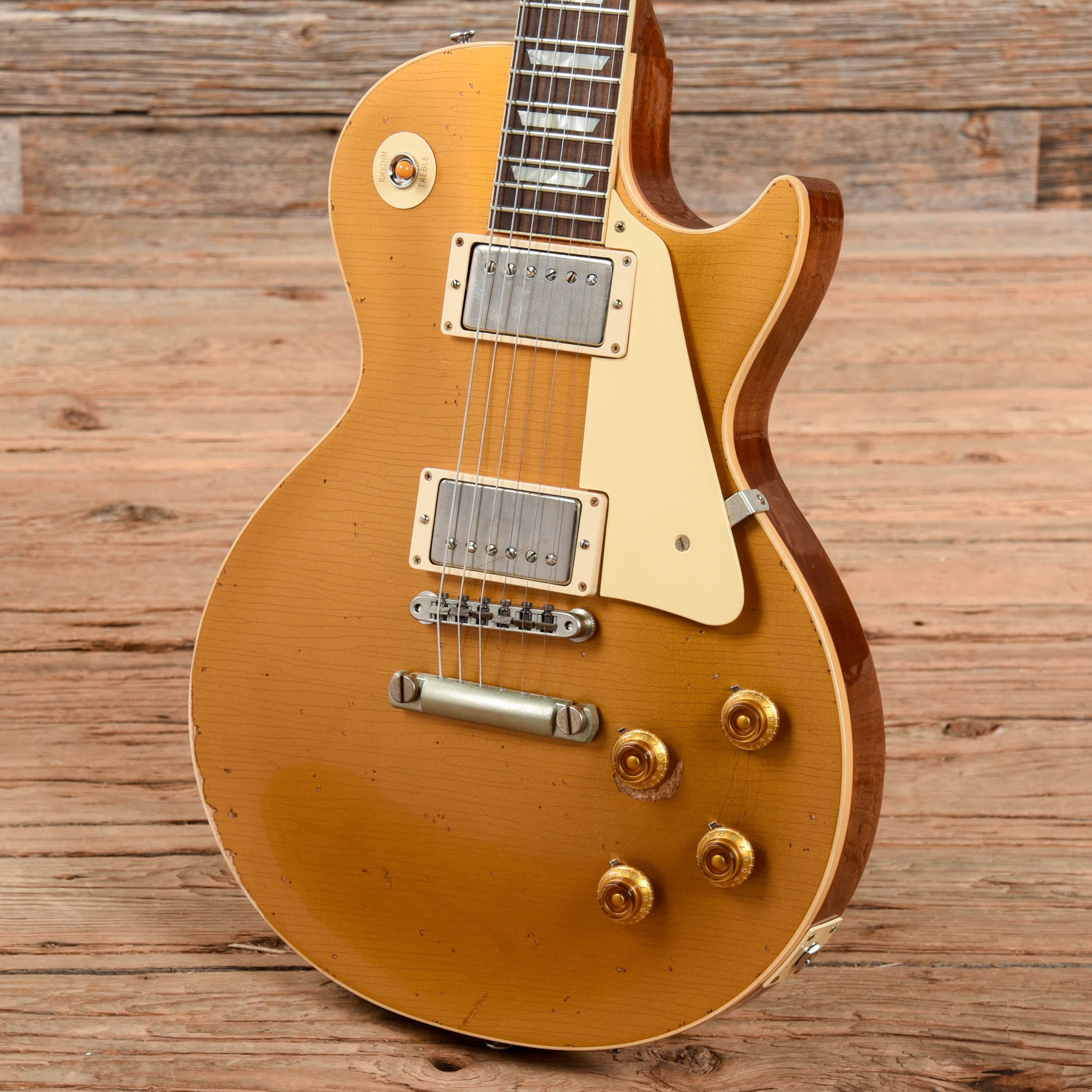 Gibson Custom 60th Anniversary '57 Les Paul Heavy Aged Goldtop 2017 Electric Guitars / Solid Body