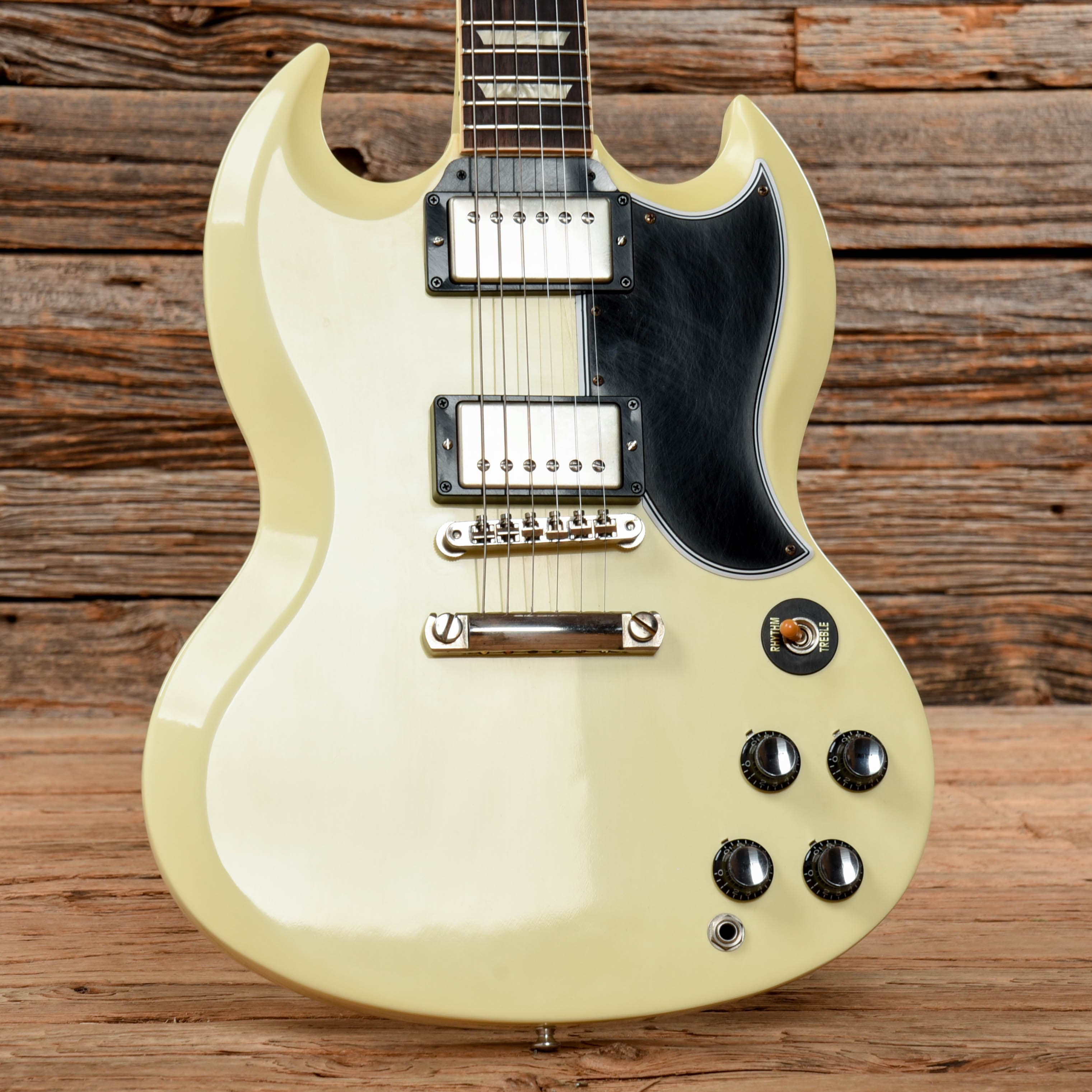 Gibson Custom '61 SG Standard Reissue Polaris White 2010 Electric Guitars / Solid Body