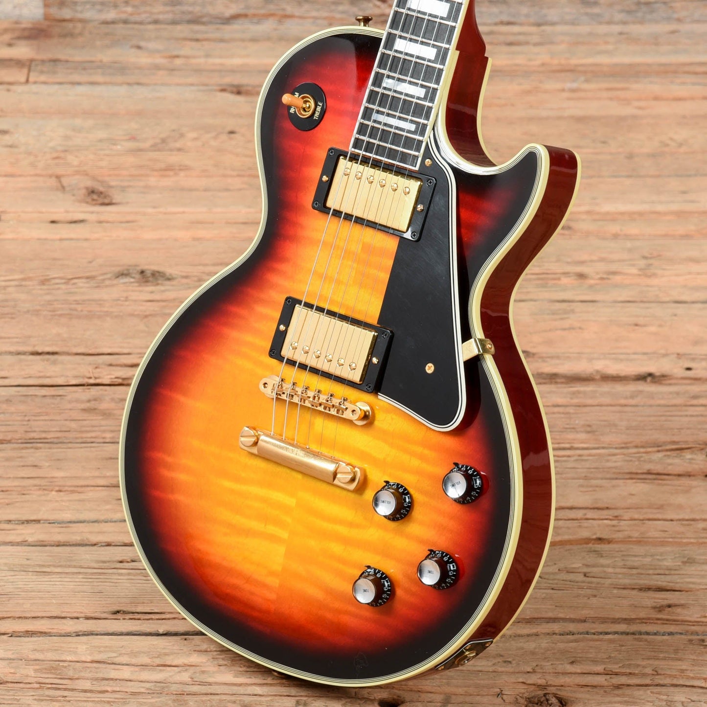 Gibson Custom '68 Les Paul Custom Triburst 2008 Electric Guitars / Solid Body