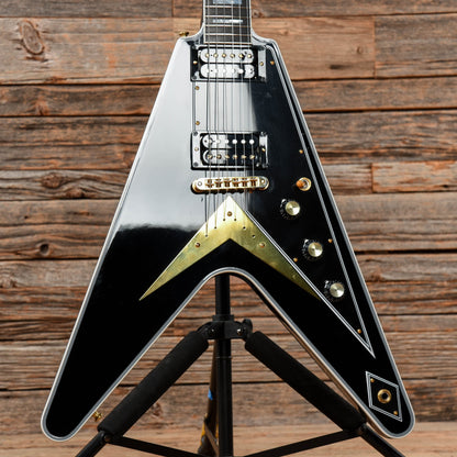 Gibson Custom Flying V Custom Ebony 2022 Electric Guitars / Solid Body