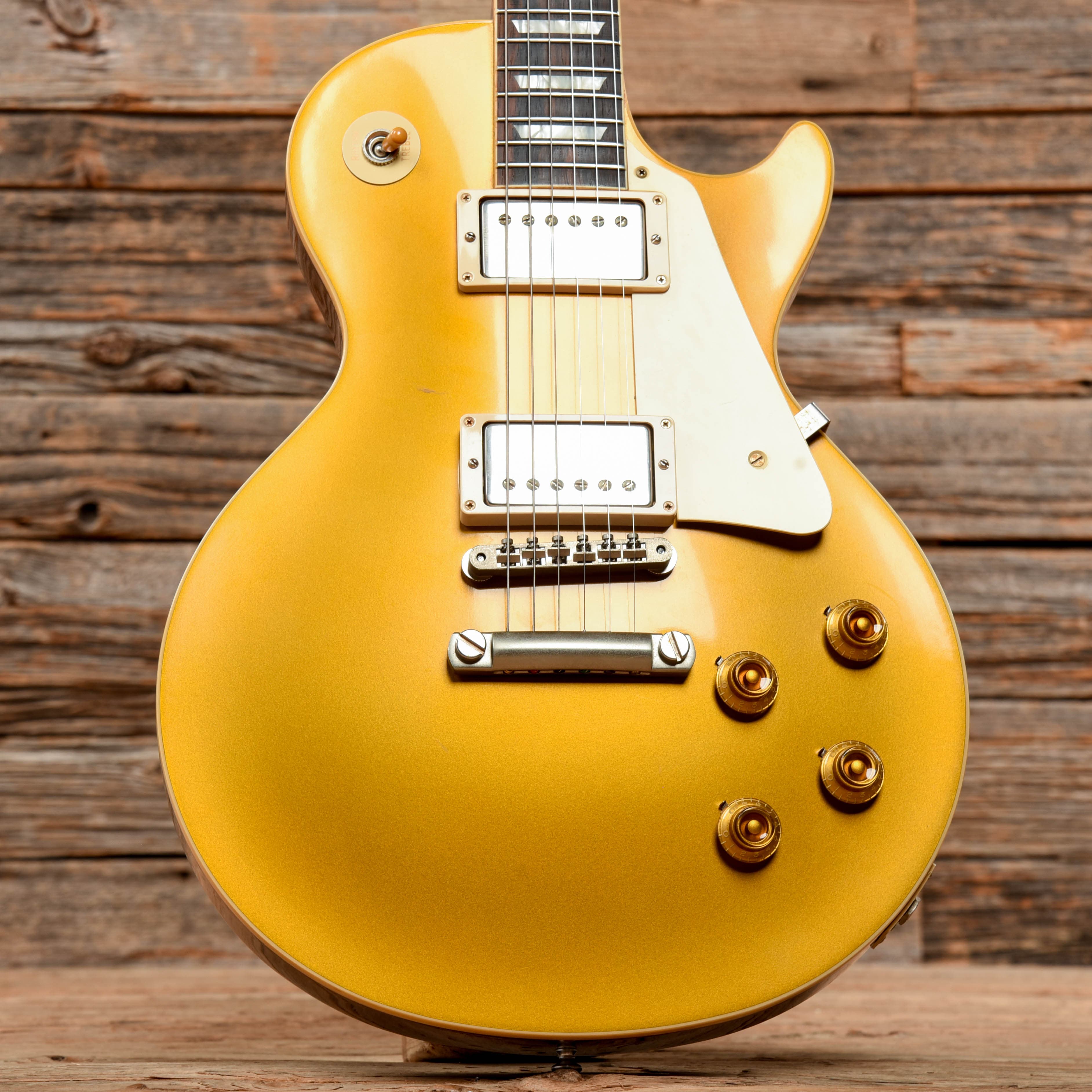 Gibson Custom Historic '57 Les Paul Reissue w/ Brazilian Fretboard Goldtop 2018 Electric Guitars / Solid Body