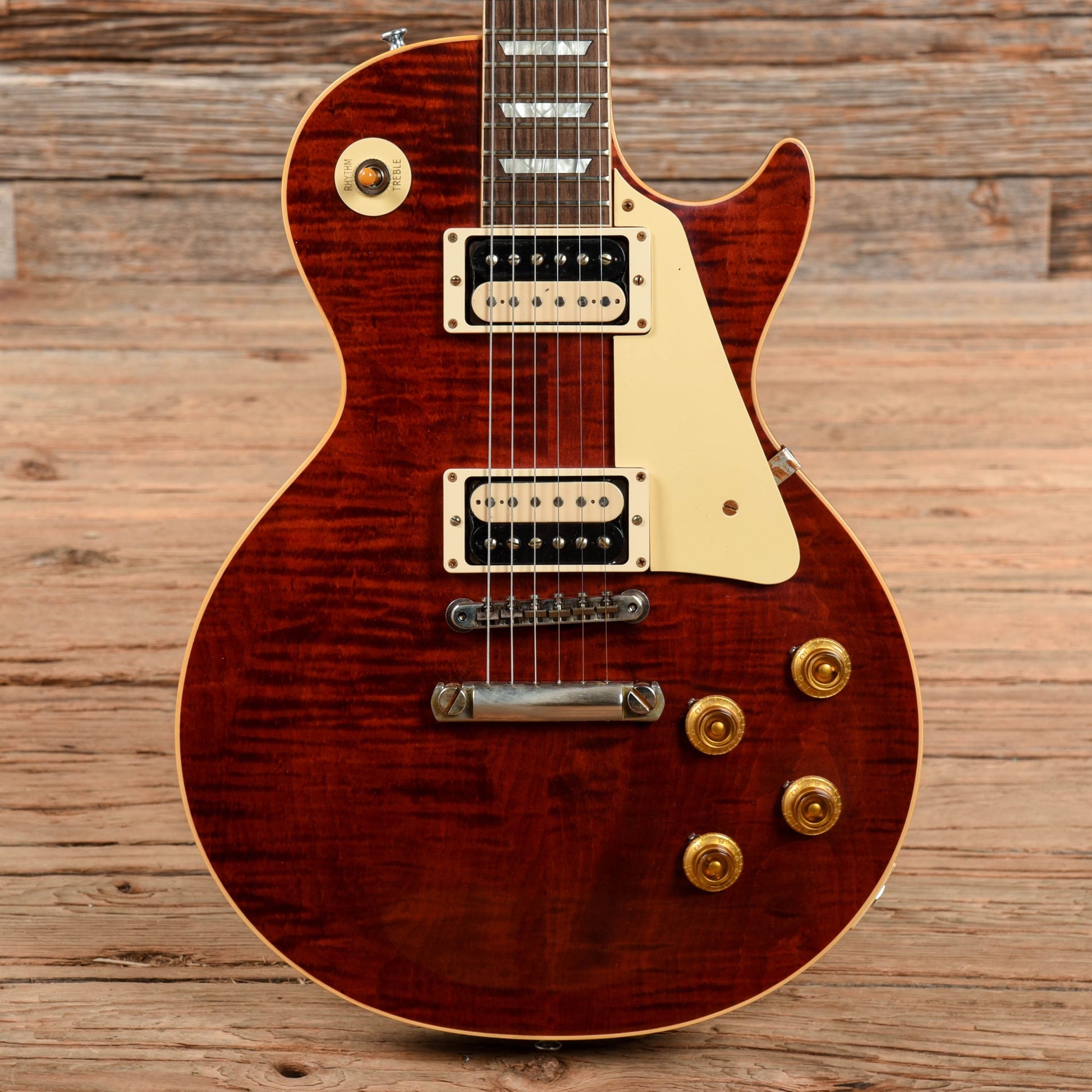 Gibson Custom Historic '59 Les Paul Standard Reissue Red Viking 2018 Electric Guitars / Solid Body