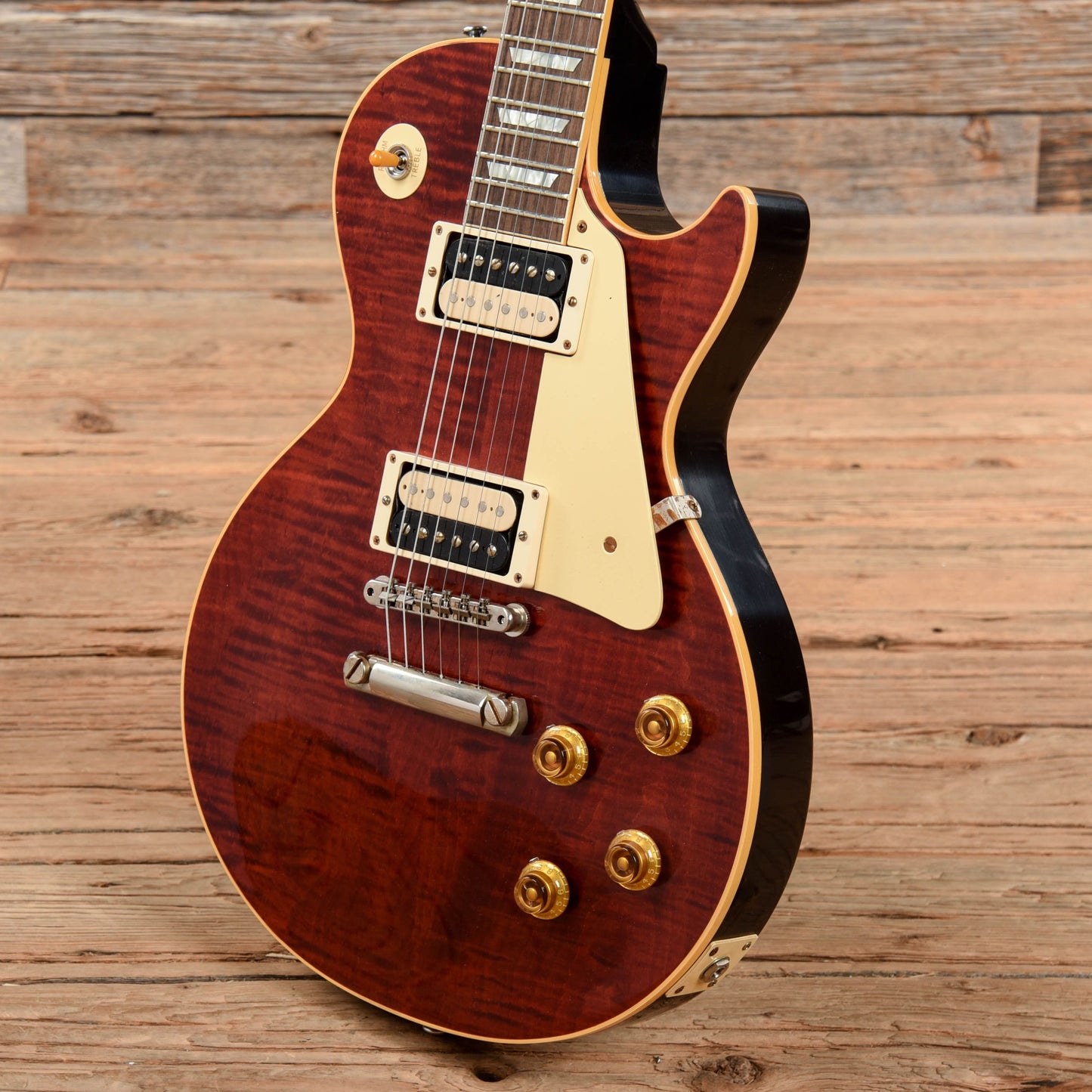 Gibson Custom Historic '59 Les Paul Standard Reissue Red Viking 2018 Electric Guitars / Solid Body