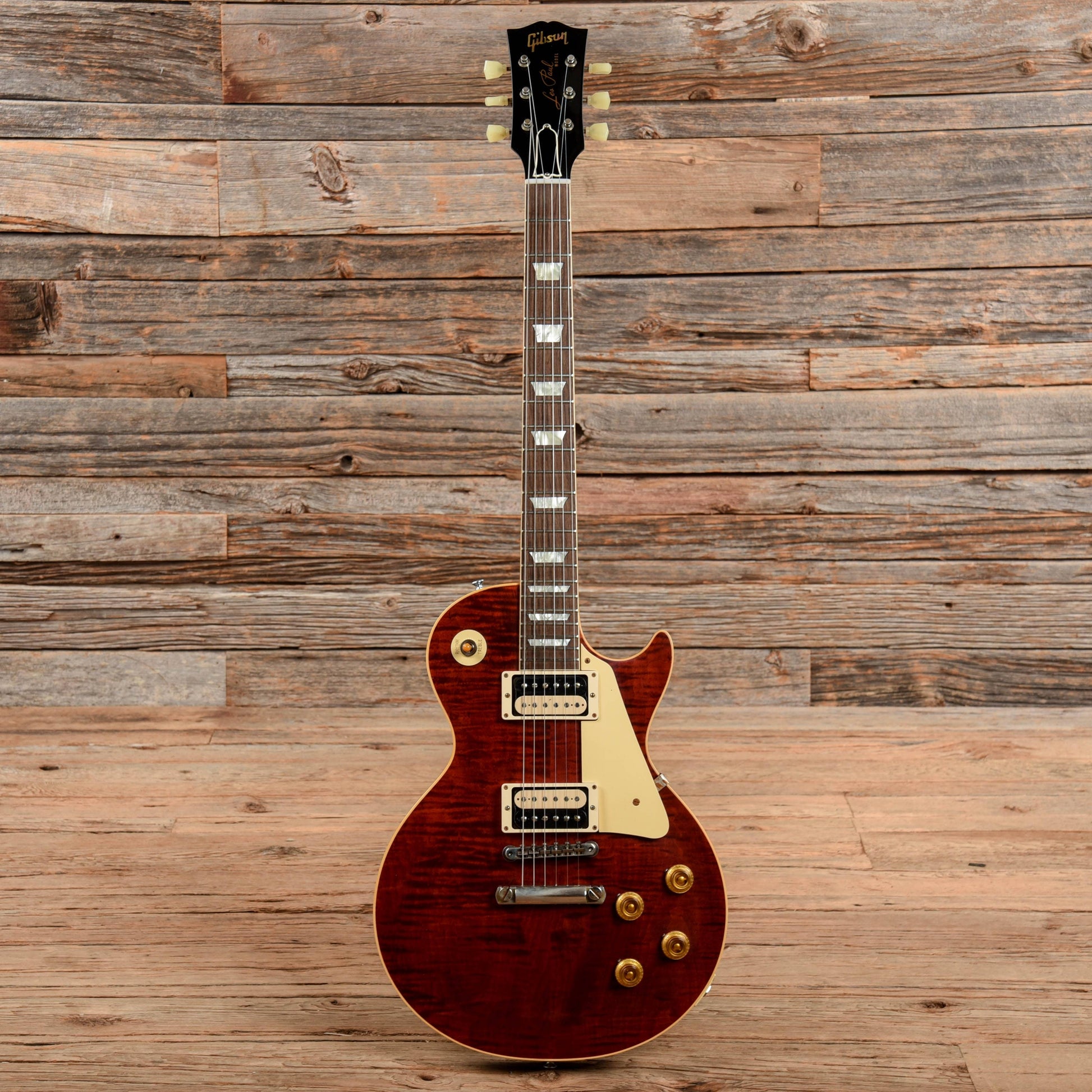 Gibson Custom Historic '59 Les Paul Standard Reissue Red Viking 2018 Electric Guitars / Solid Body