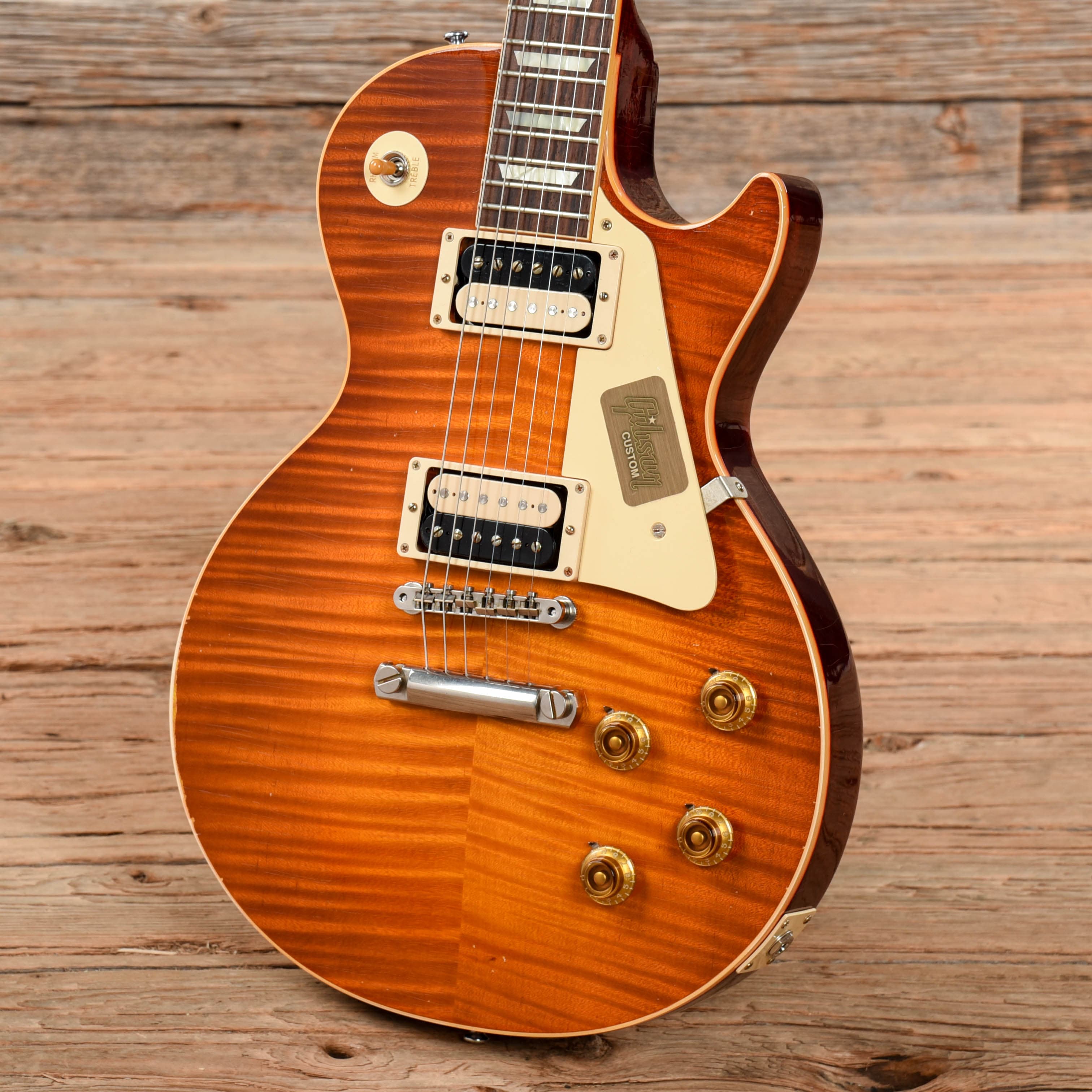 Gibson Custom Historic Select '59 Les Paul Standard Reissue Aged Sunburst 2015 Electric Guitars / Solid Body