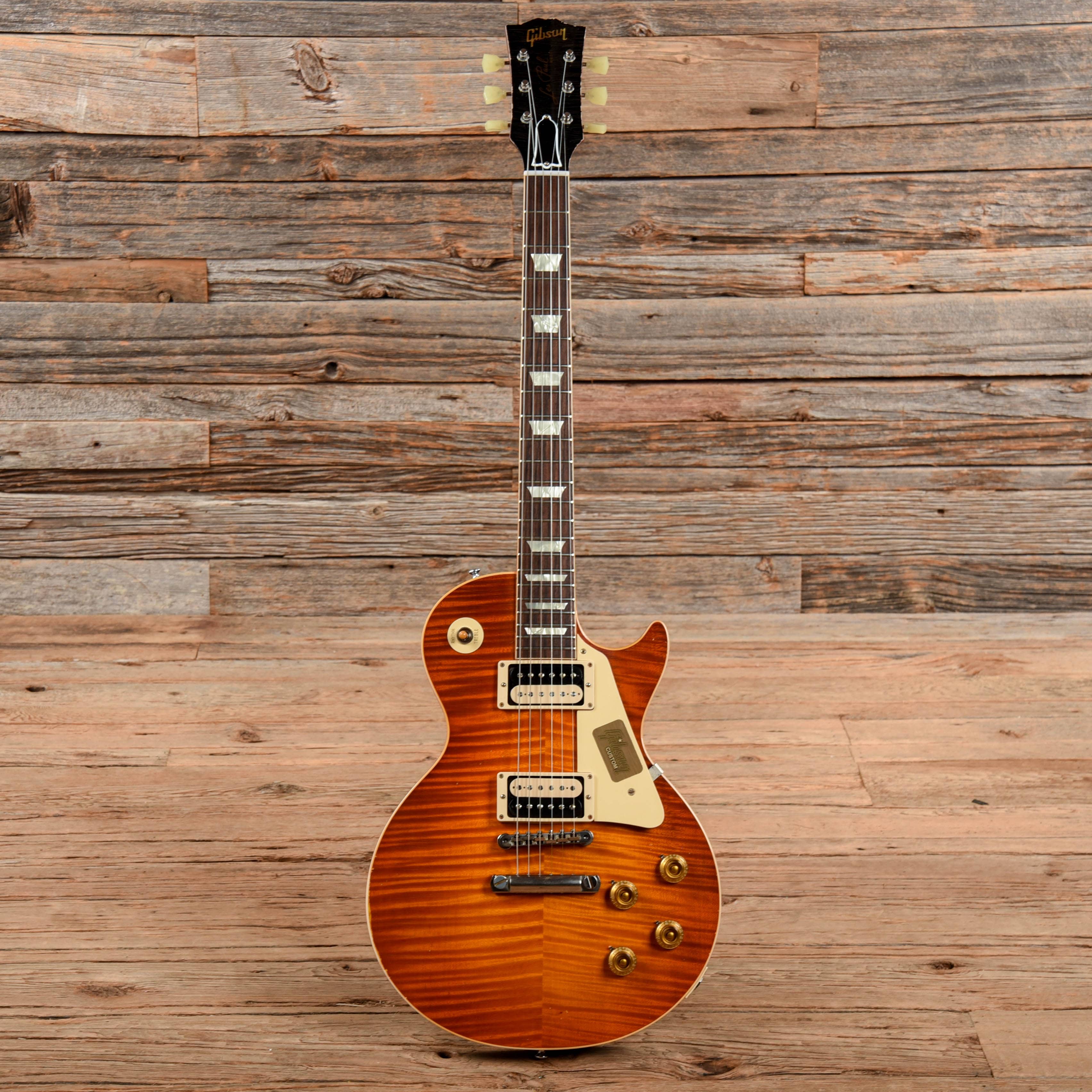 Gibson Custom Historic Select '59 Les Paul Standard Reissue Aged Sunburst 2015 Electric Guitars / Solid Body