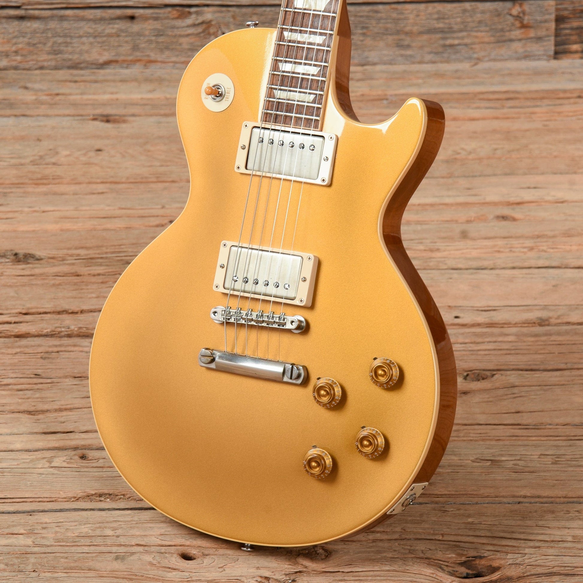 Gibson Custom Lee Roy Parnell Signature 57 Les Paul Goldtop Goldtop Electric Guitars / Solid Body