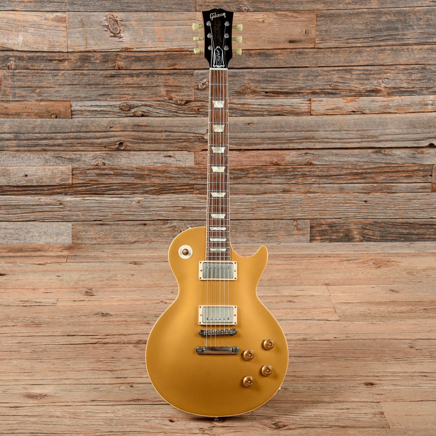 Gibson Custom Lee Roy Parnell Signature 57 Les Paul Goldtop Goldtop Electric Guitars / Solid Body