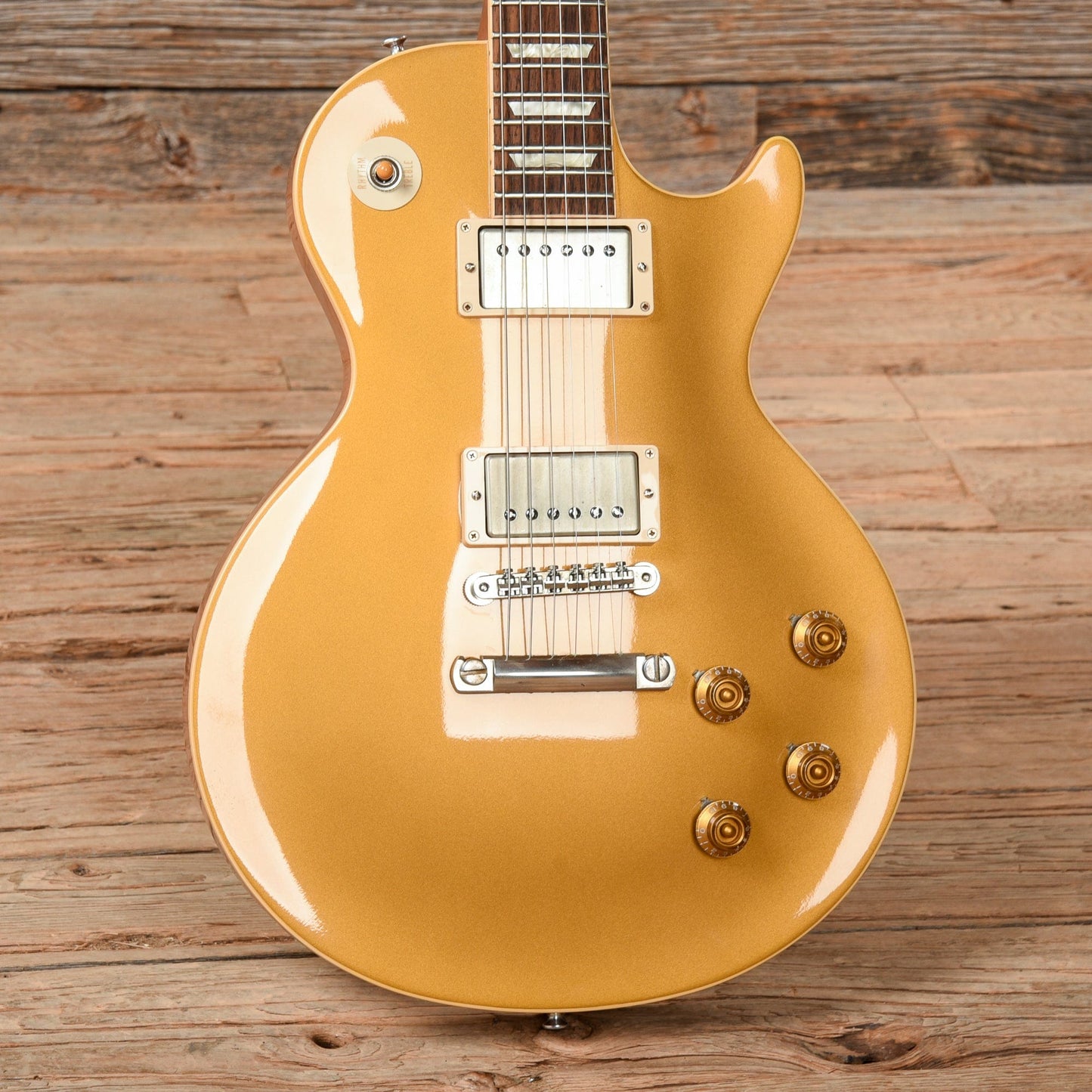 Gibson Custom Lee Roy Parnell Signature 57 Les Paul Goldtop Goldtop Electric Guitars / Solid Body