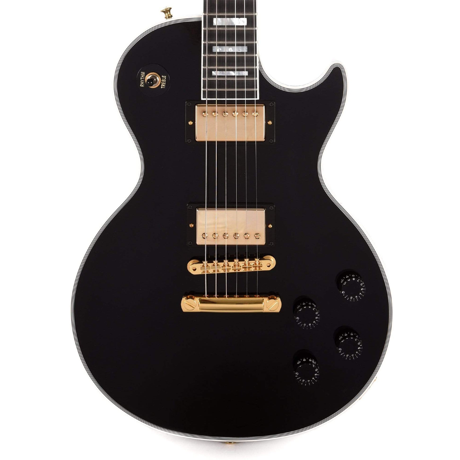 Gibson Custom Les Paul Axcess Custom Stopbar Ebony Electric Guitars / Solid Body