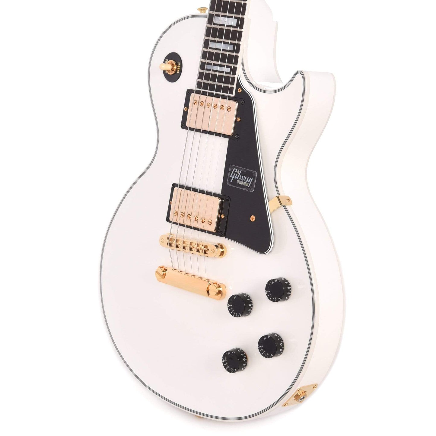 Gibson Custom Les Paul Custom Alpine White Gloss NAMM Show Display Electric Guitars / Solid Body