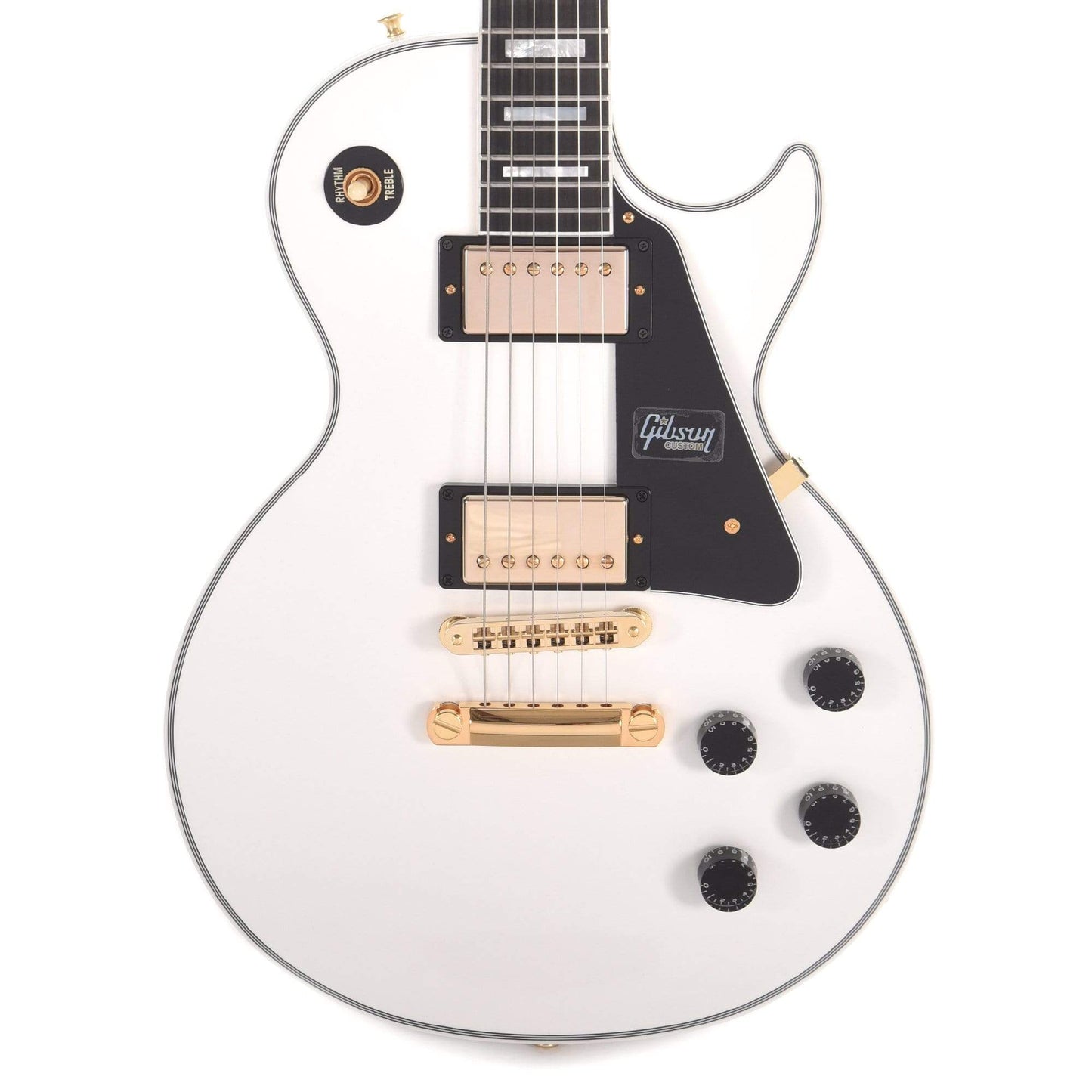 Gibson Custom Les Paul Custom Alpine White Gloss NAMM Show Display Electric Guitars / Solid Body