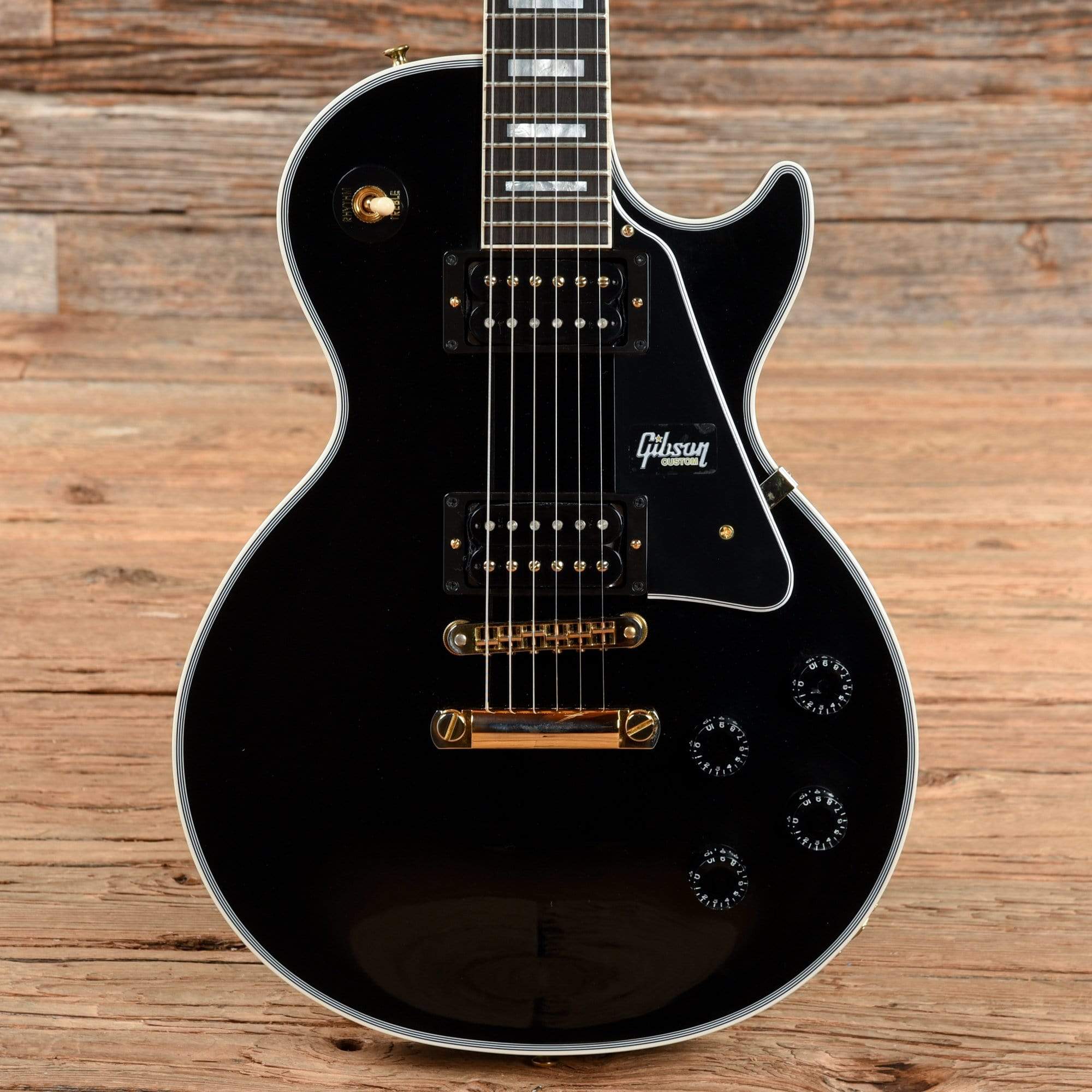 Gibson Custom Les Paul Custom Black 2019 – Chicago Music Exchange