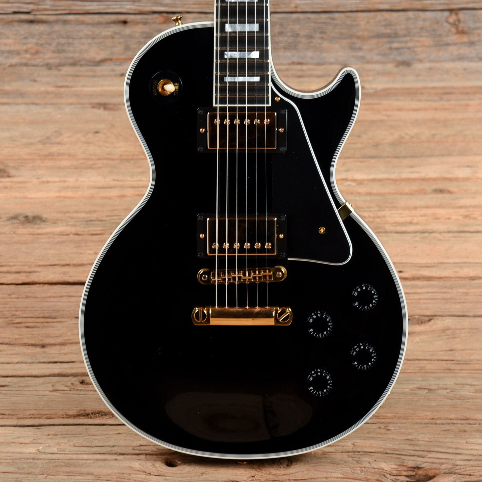 Gibson Custom Les Paul Custom Ebony 2018 Electric Guitars / Solid Body