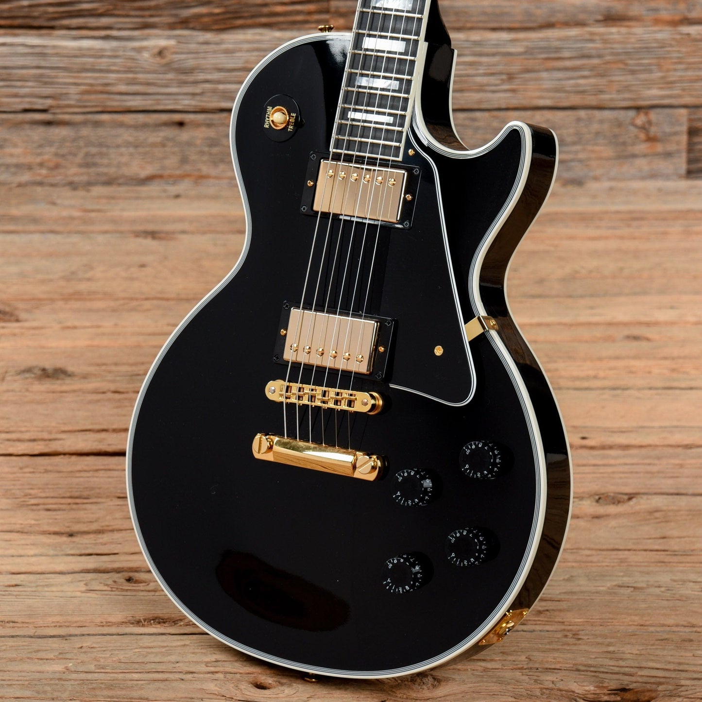 Gibson Custom Les Paul Custom Ebony 2018 Electric Guitars / Solid Body